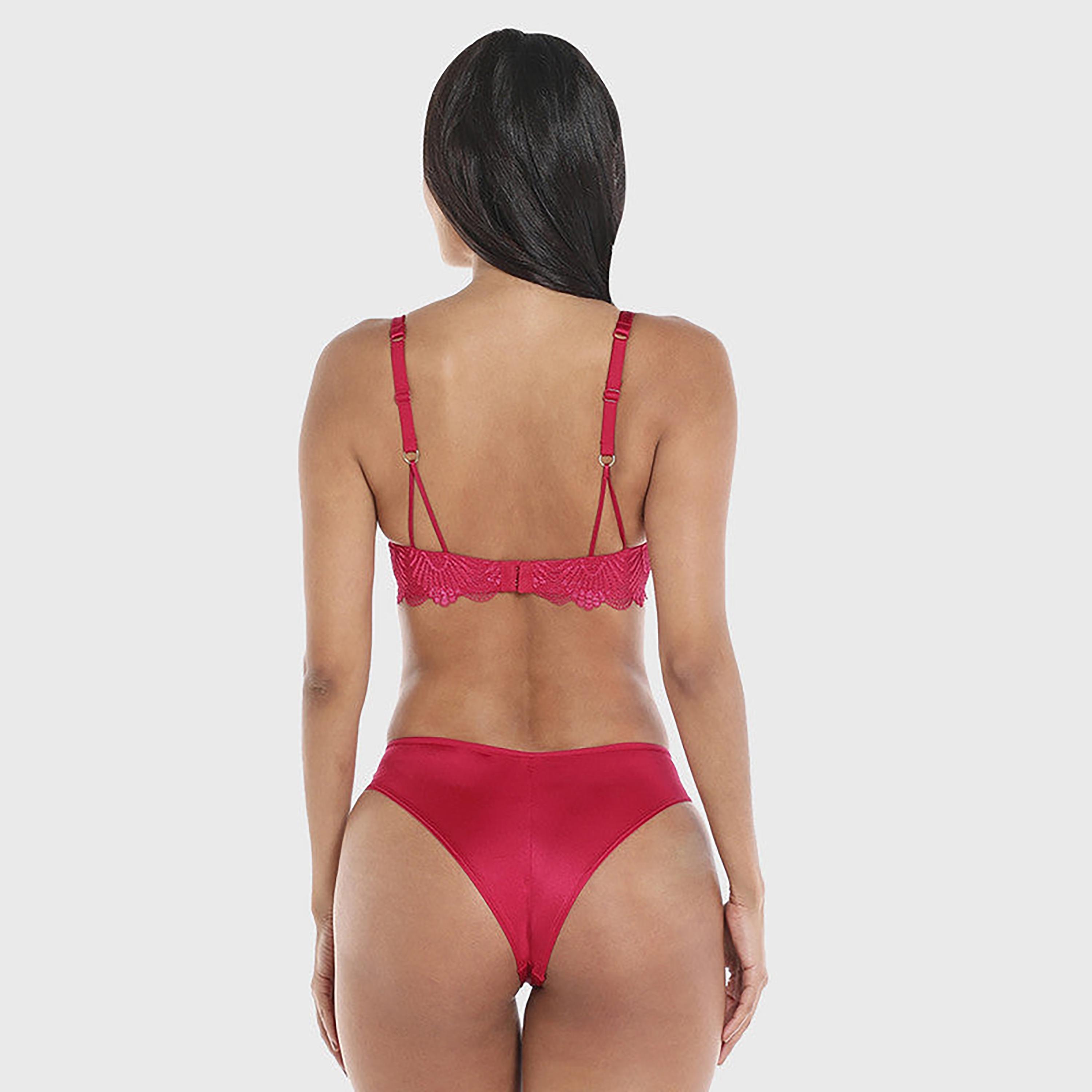لا سينزا تغطية متوسطة بلون أحمر من العاطفة الداخلية النسائية الجريئة-women-clothing-lingerie-panties-image-3