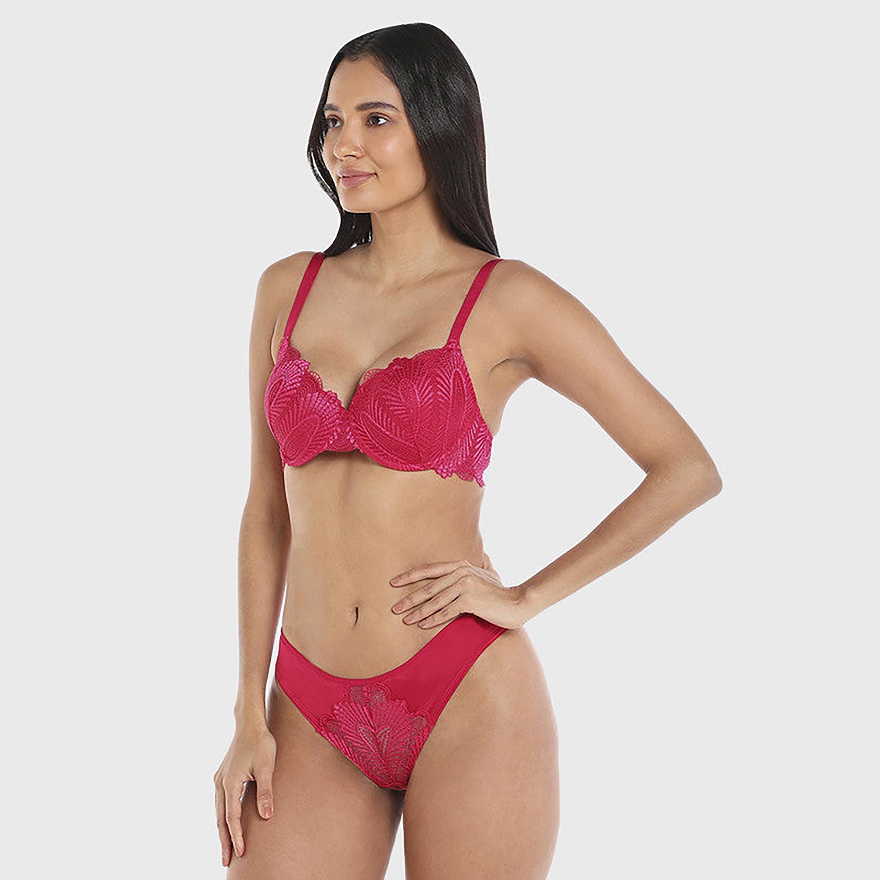 لا سينزا تغطية متوسطة بلون أحمر من العاطفة الداخلية النسائية الجريئة-women-clothing-lingerie-panties-image-6
