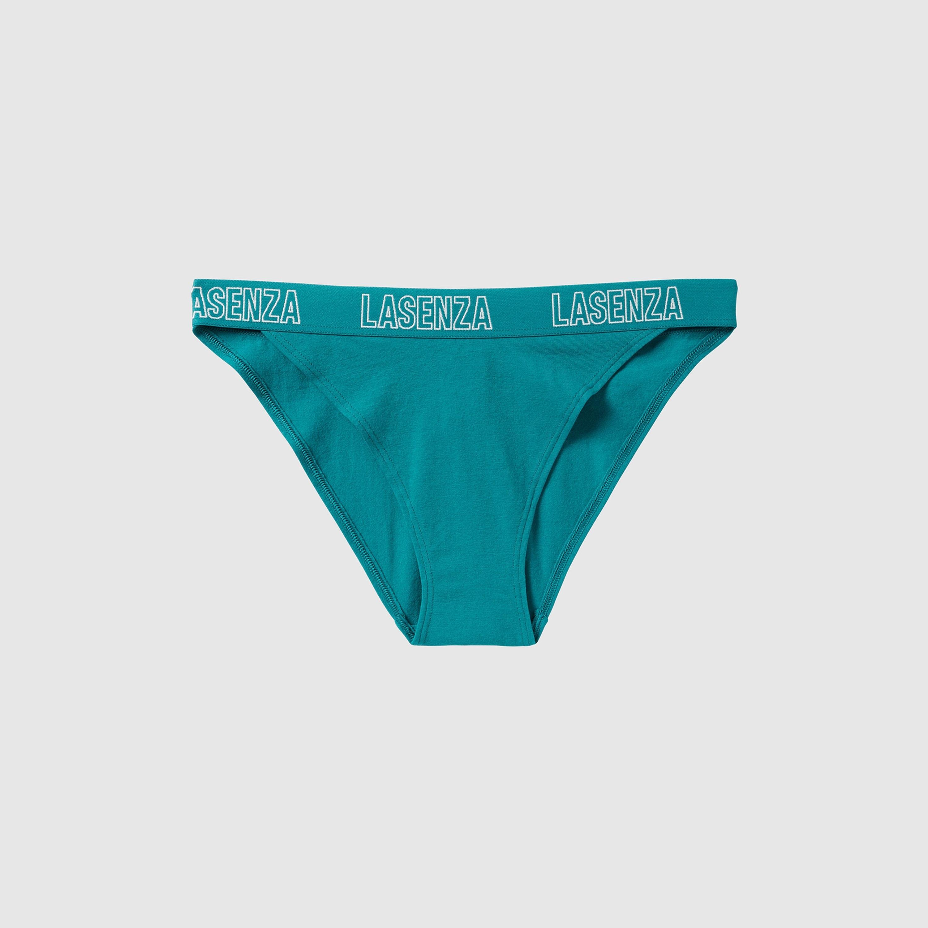 La Senza Medium Coverage Teal Women's Cheekini Panties-women-clothing-lingerie-panties-image-4