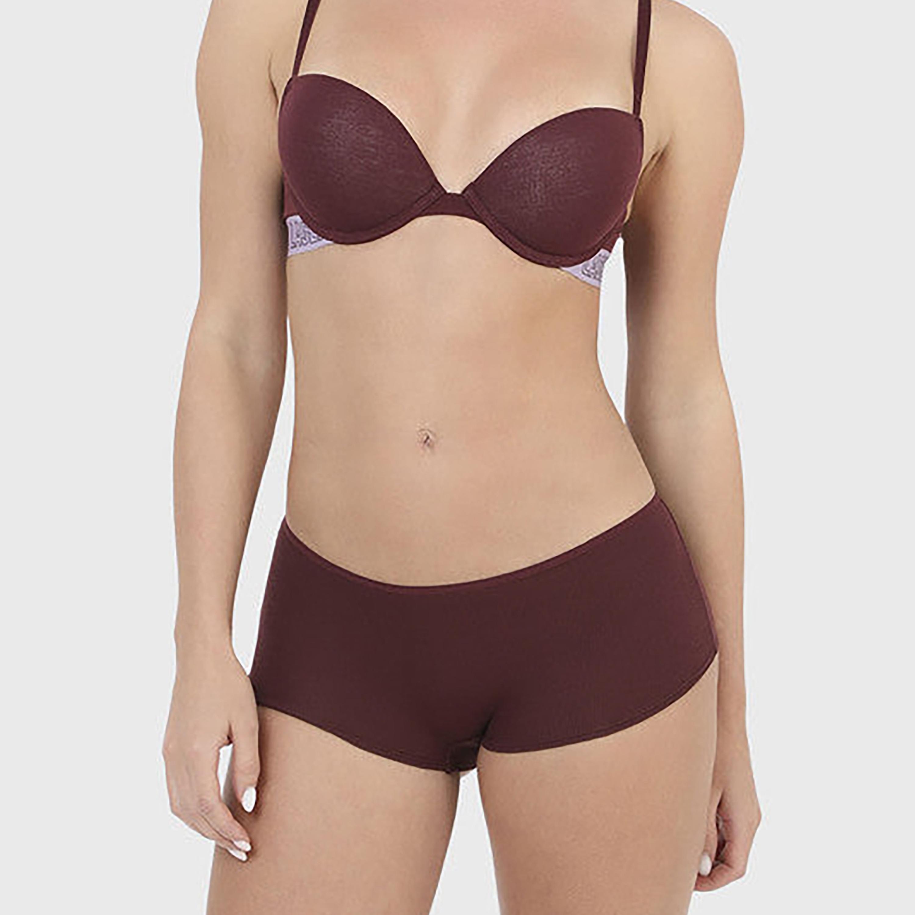 تغطية لا سينزا المتوسطة سروال داخلي نسائي خمري للبنات القصيرة-women-clothing-lingerie-panties-image-1