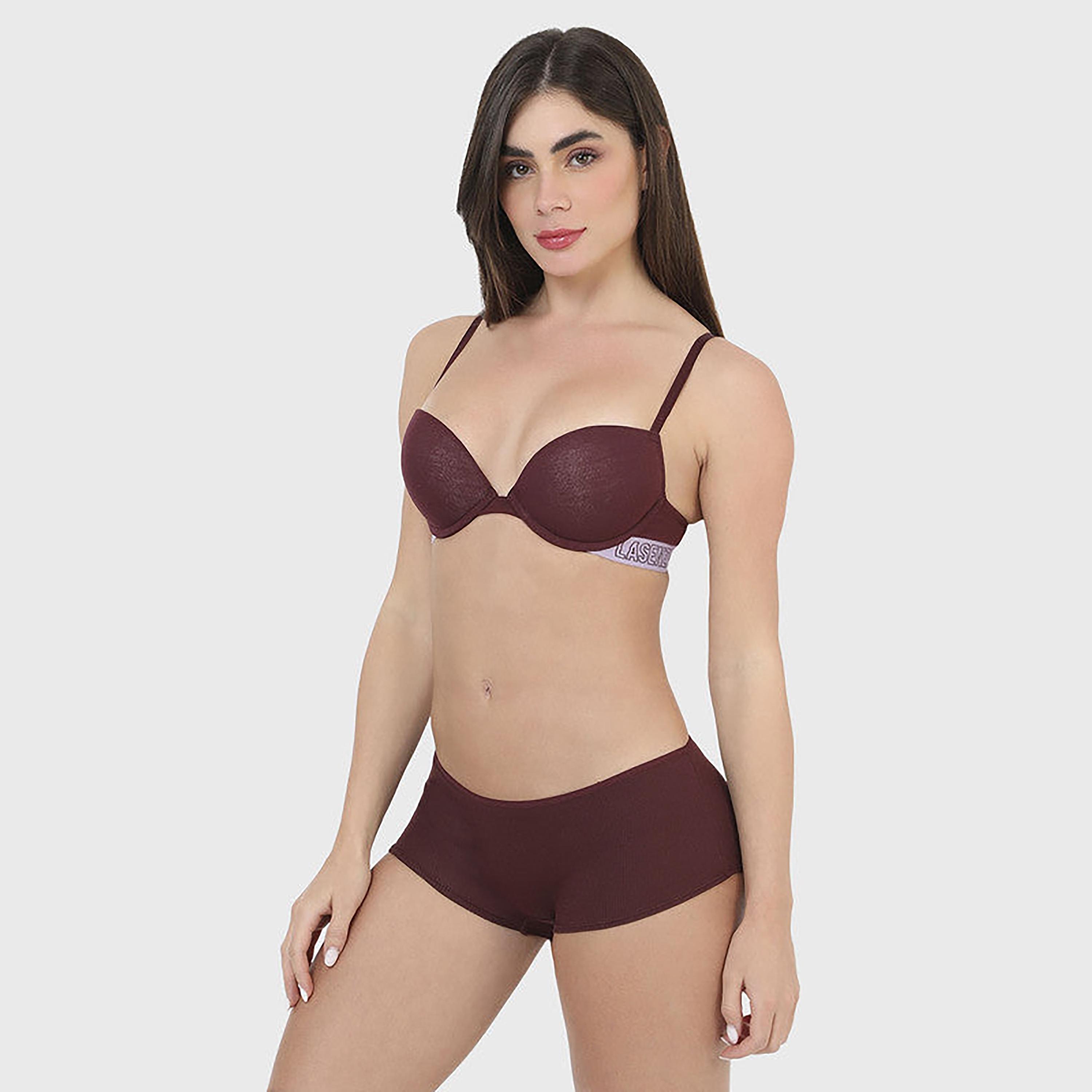 تغطية لا سينزا المتوسطة سروال داخلي نسائي خمري للبنات القصيرة-women-clothing-lingerie-panties-image-6