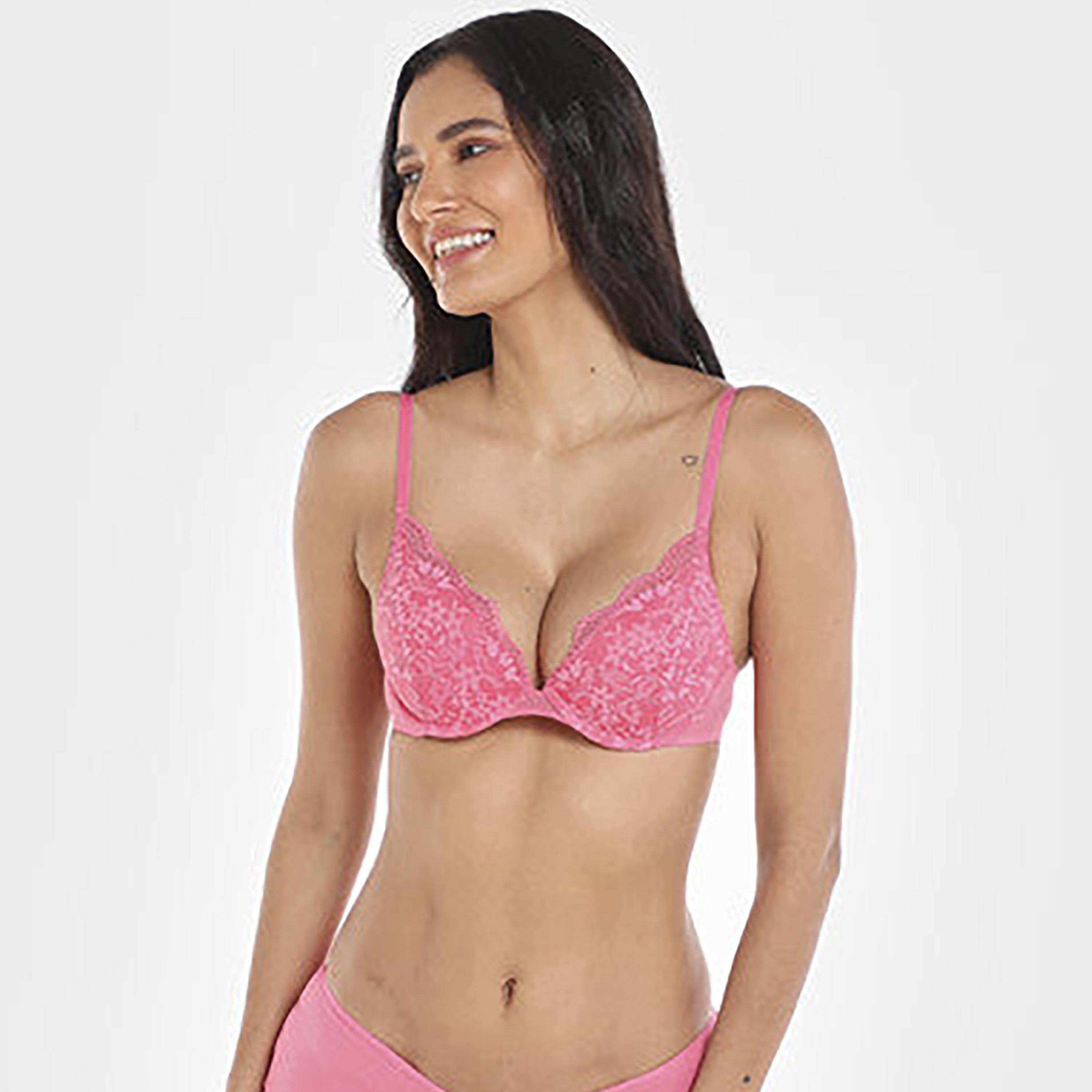 حمالة صدر نسائية وردية غير مبطنة بدون أسلاك لا سينزا-women-clothing-lingerie-bras-image-1