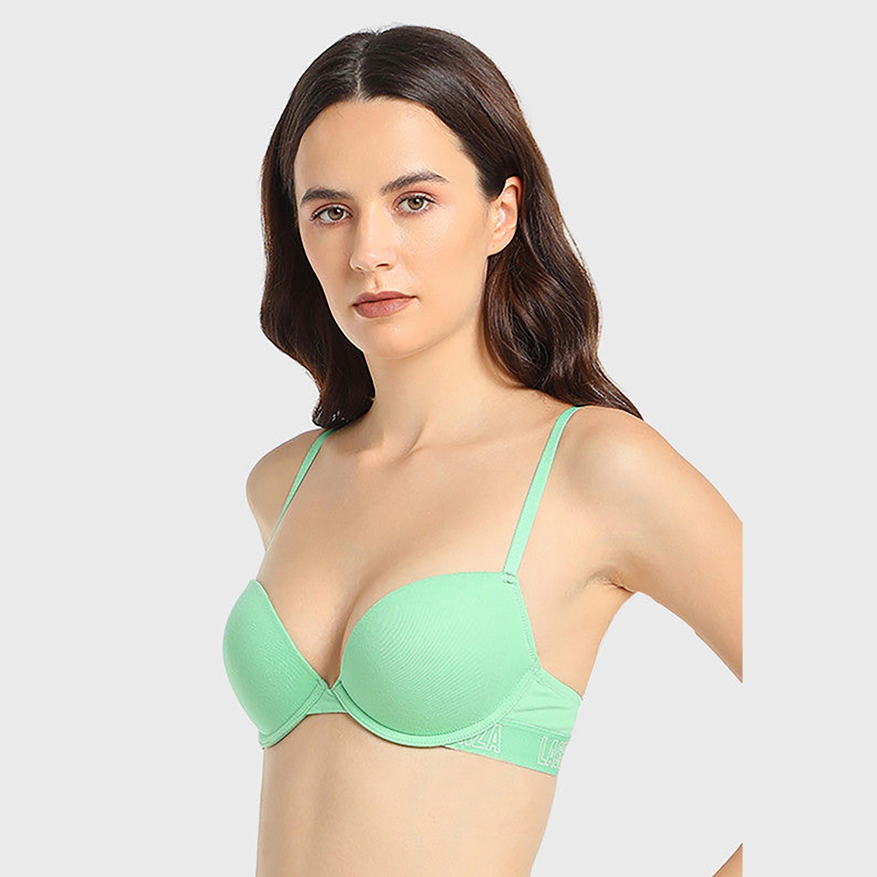 حمالة صدر نسائية غاصقة بدون بطانة من لا سينزا بدون أسلاك خضراء نعناعية-women-clothing-lingerie-bras-image-4