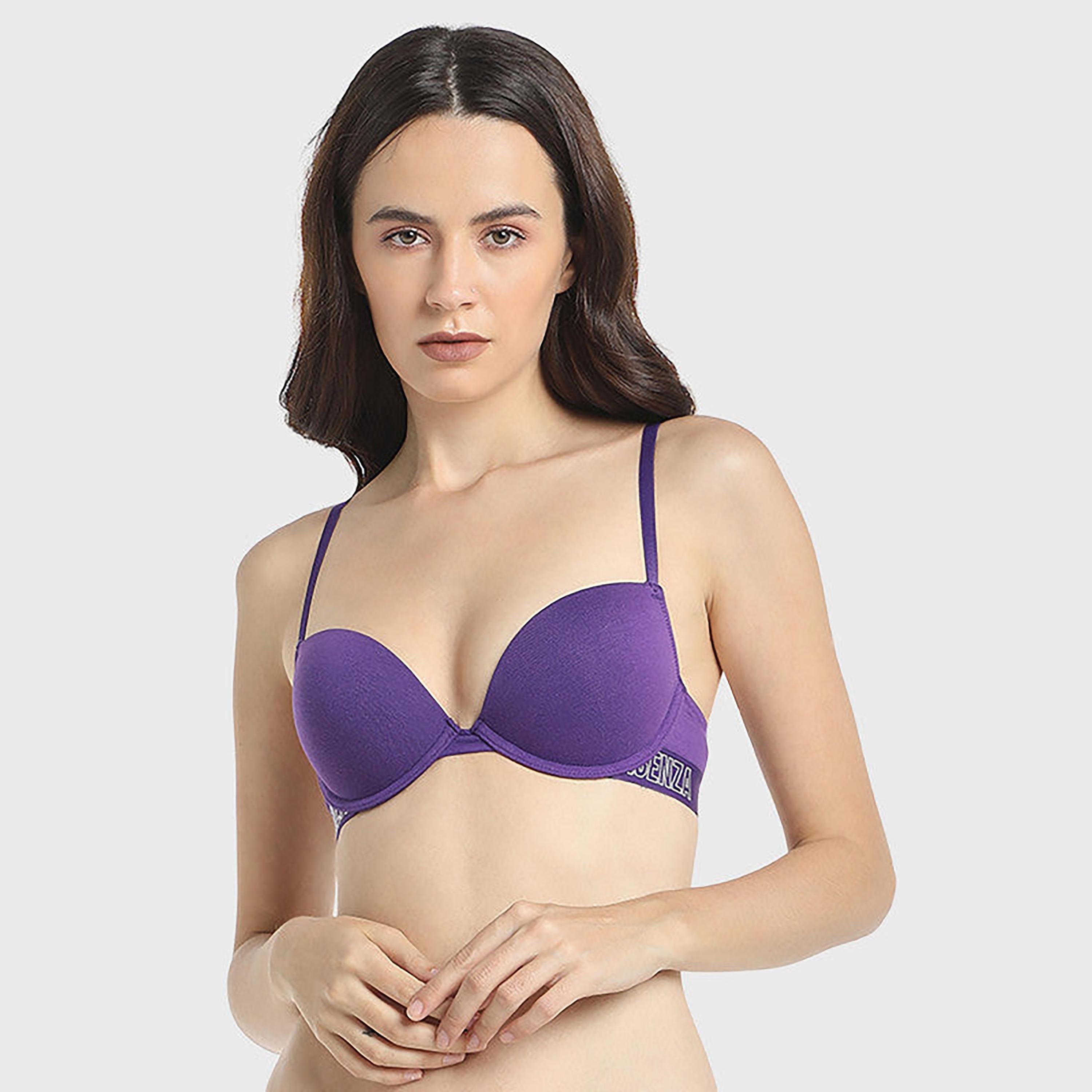 حمالة صدر نسائية بنفسجية بدون بطانة بدون أسلاك من La Senza-women-clothing-lingerie-bras-image-1