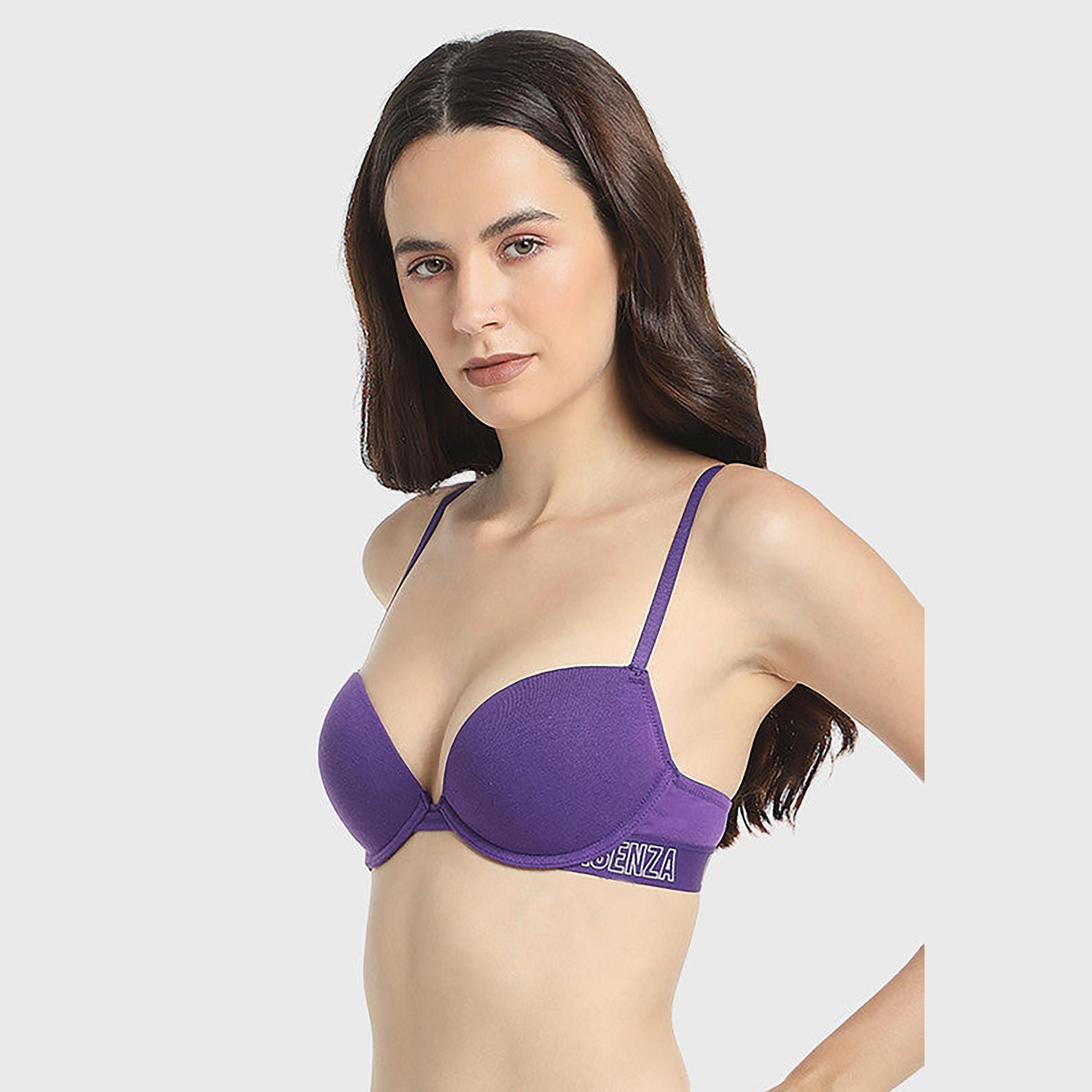 حمالة صدر نسائية بنفسجية بدون بطانة بدون أسلاك من La Senza-women-clothing-lingerie-bras-image-4