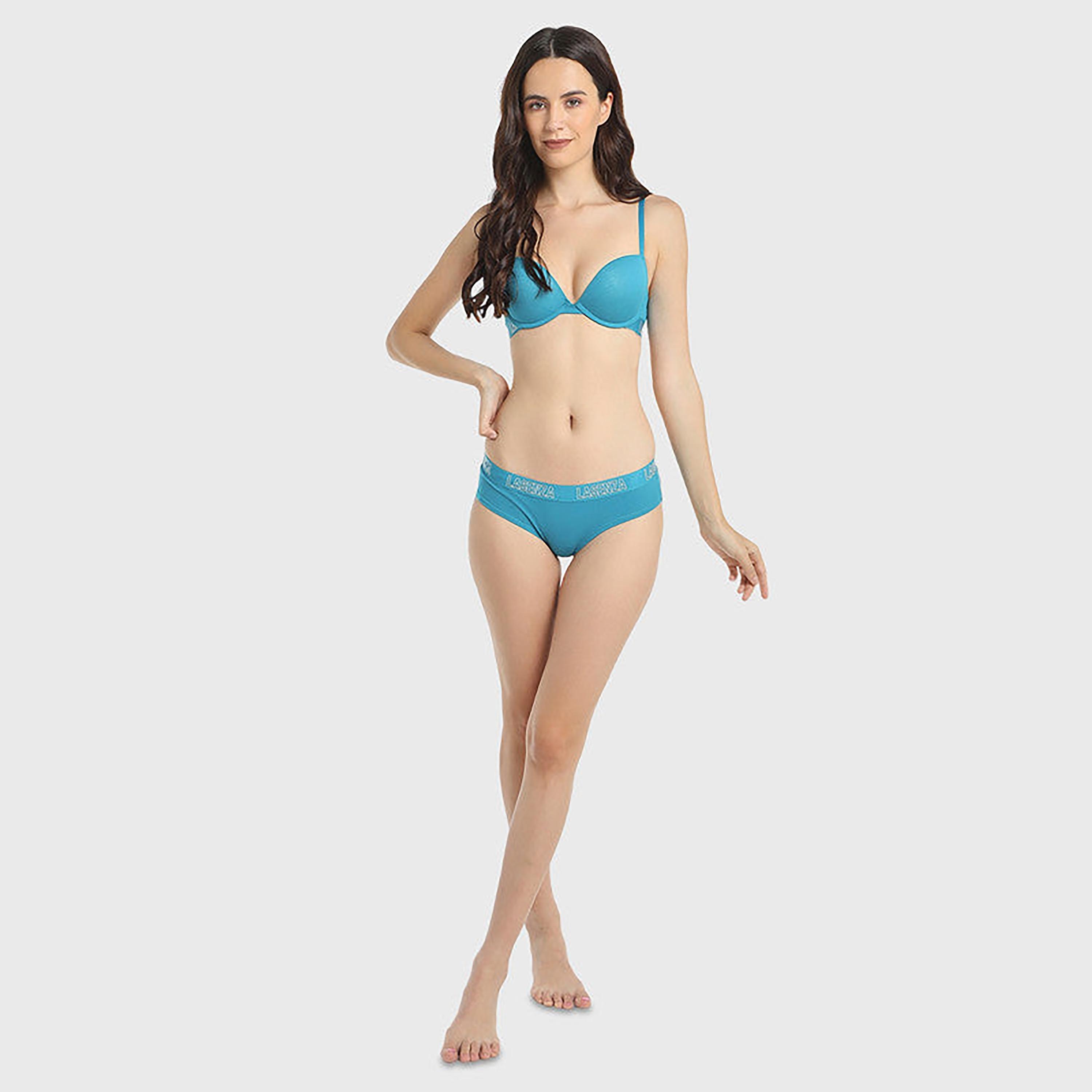 حمالة صدر نسائية بلا بطن باللون الفيروزي غير الأسلاك للنساء-women-clothing-lingerie-bras-image-3