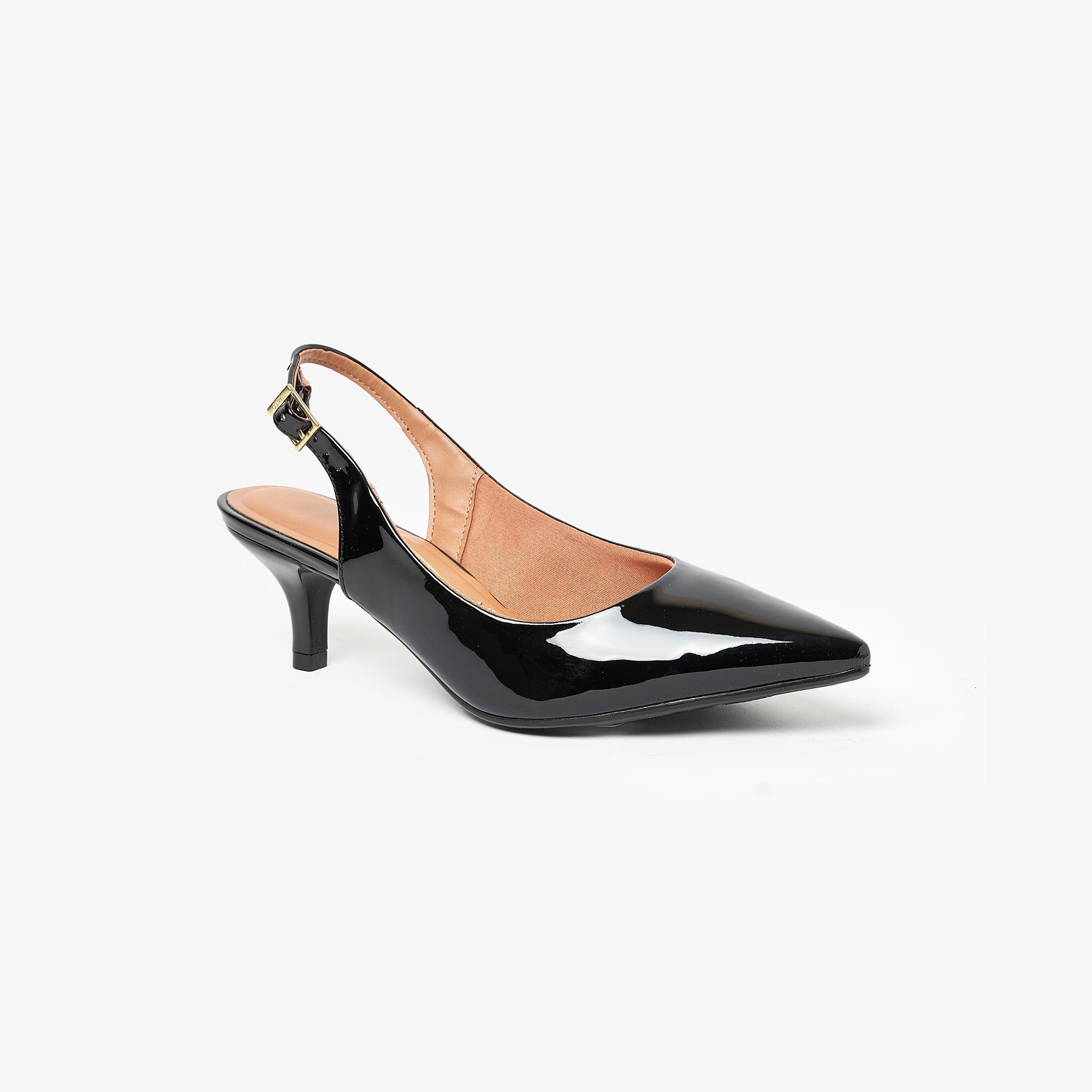 حذاء نسائي من فيزانو بكعب صغير ومقدمة مدببة عند الأصابع | 1122-806-13488-women-shoes-heels-image-1