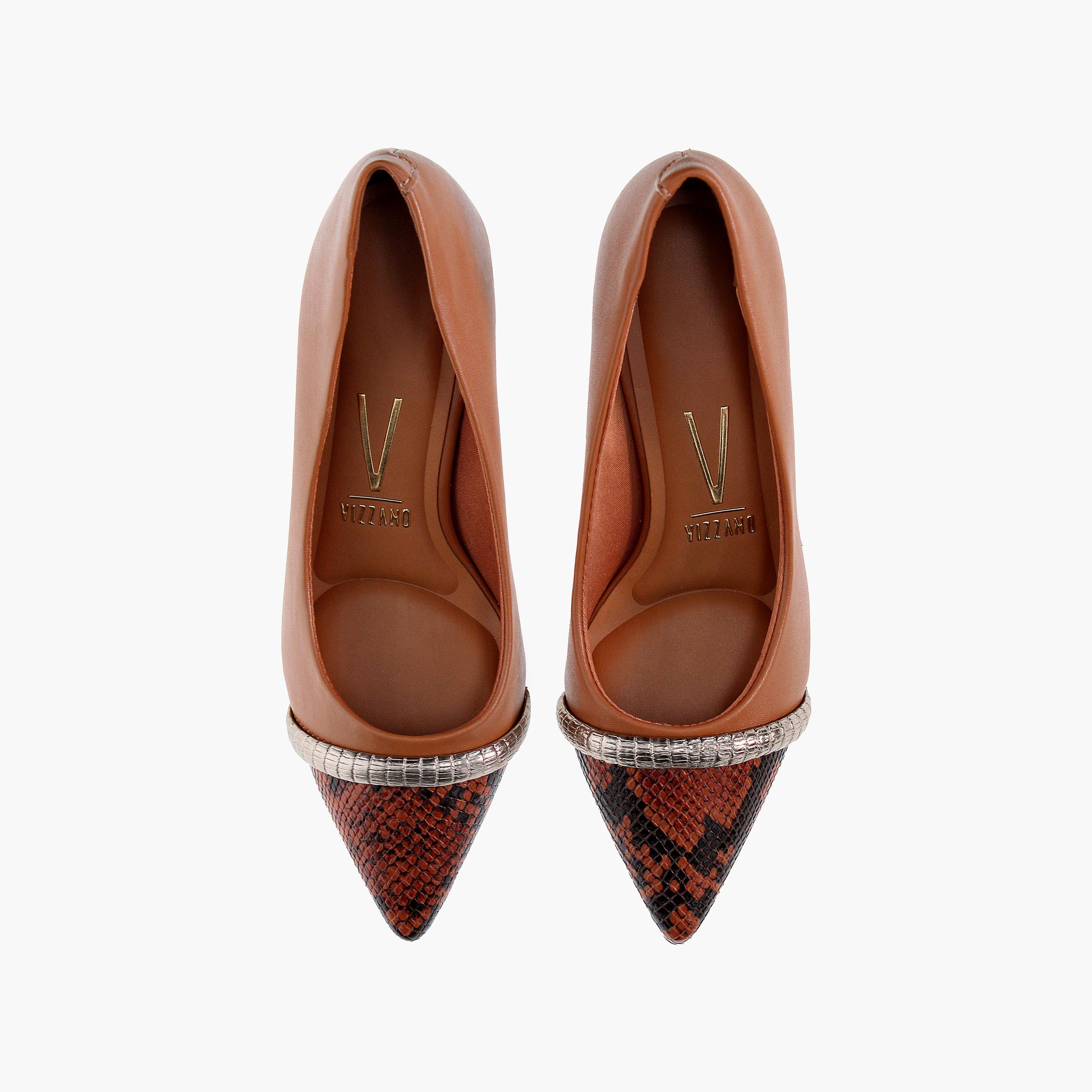 حذاء نسائي من فيزانو بكعب كيتن على شكل ثعبان ومقدمة مدببة | 1122-878-25974-women-shoes-heels-image-5