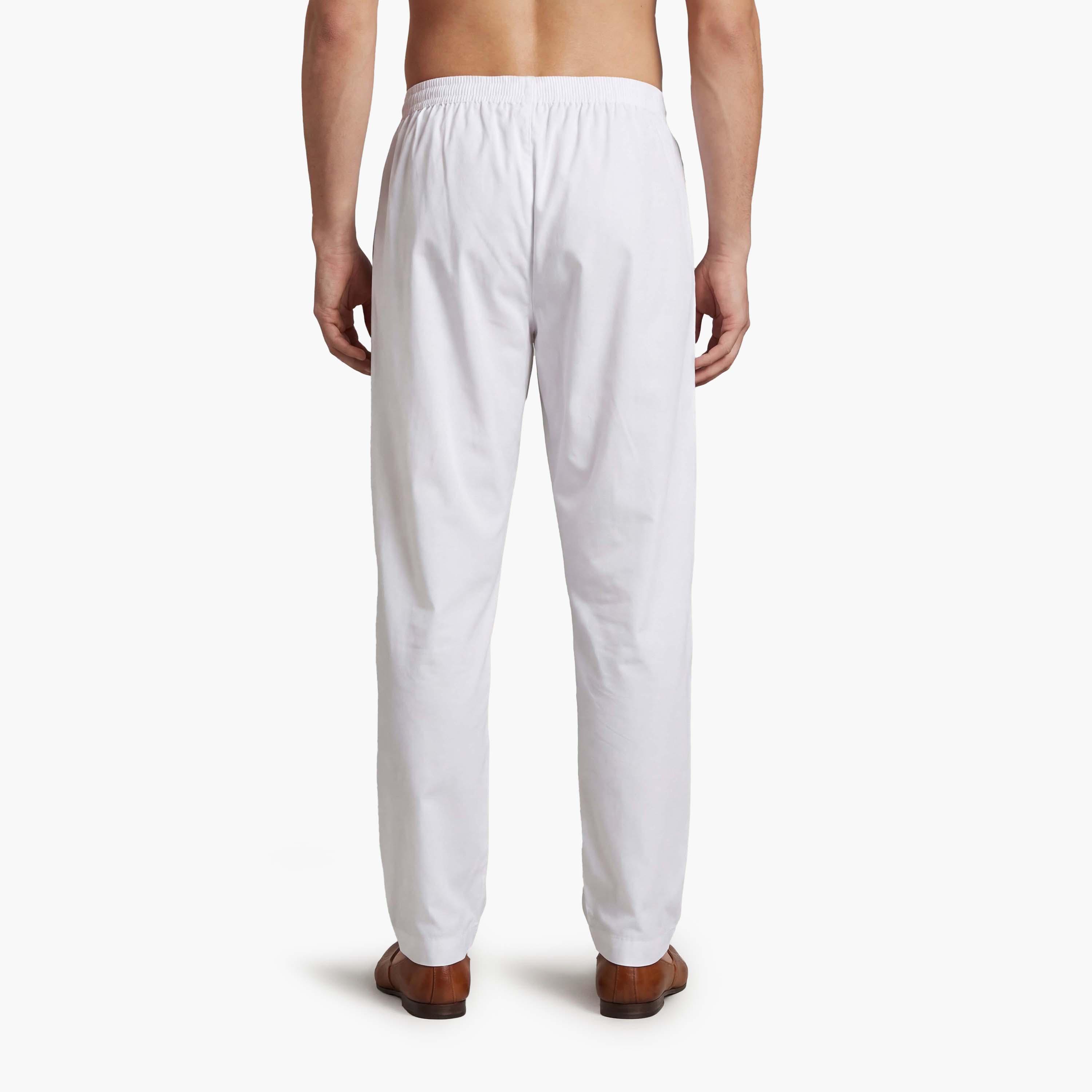 Drosh Pack of 6 White Men's Pants Without Patch-men-clothing-bottoms-trousersandchinos-trousers-image-4