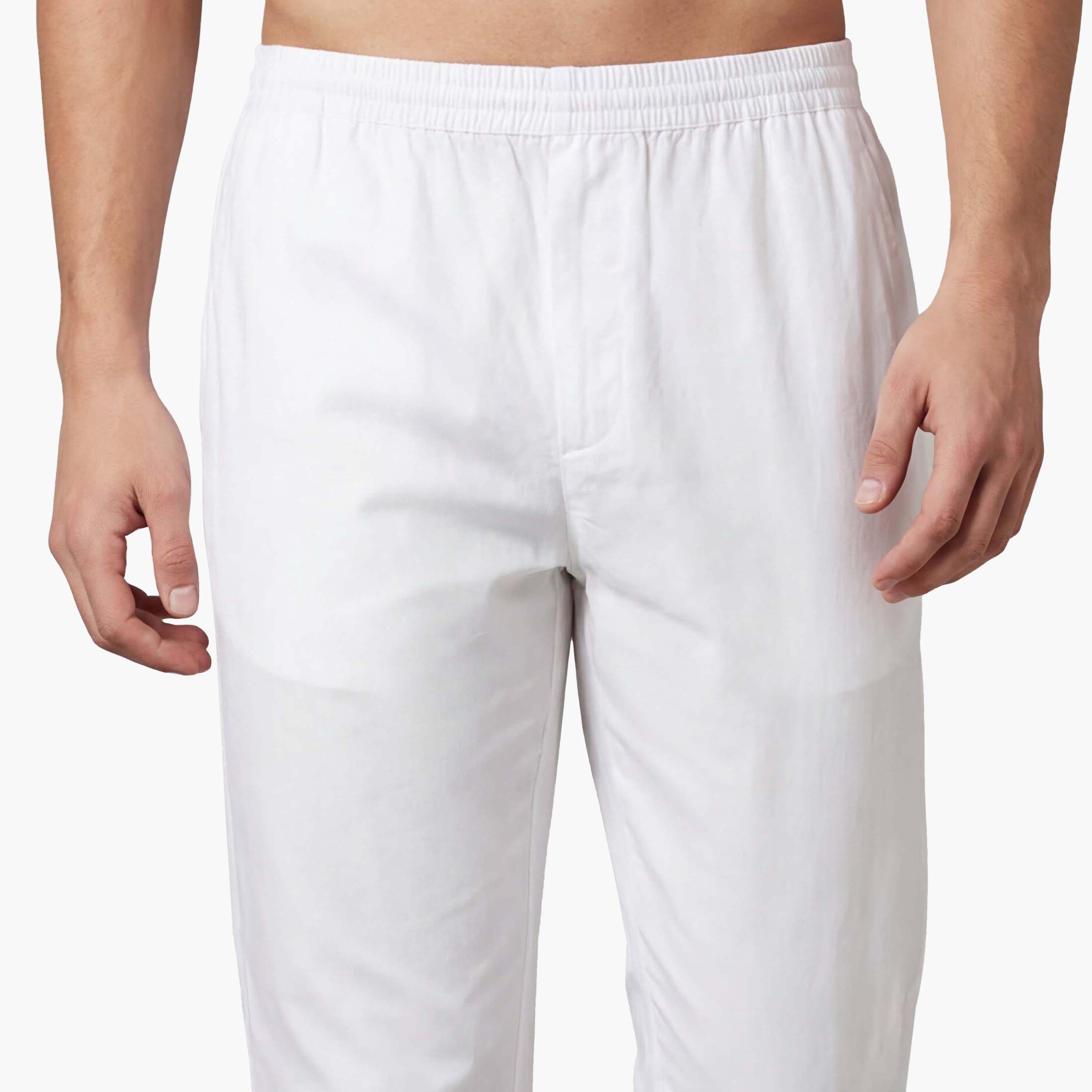 Drosh Pack of 6 White Men's Pants Without Patch-men-clothing-bottoms-trousersandchinos-trousers-image-5