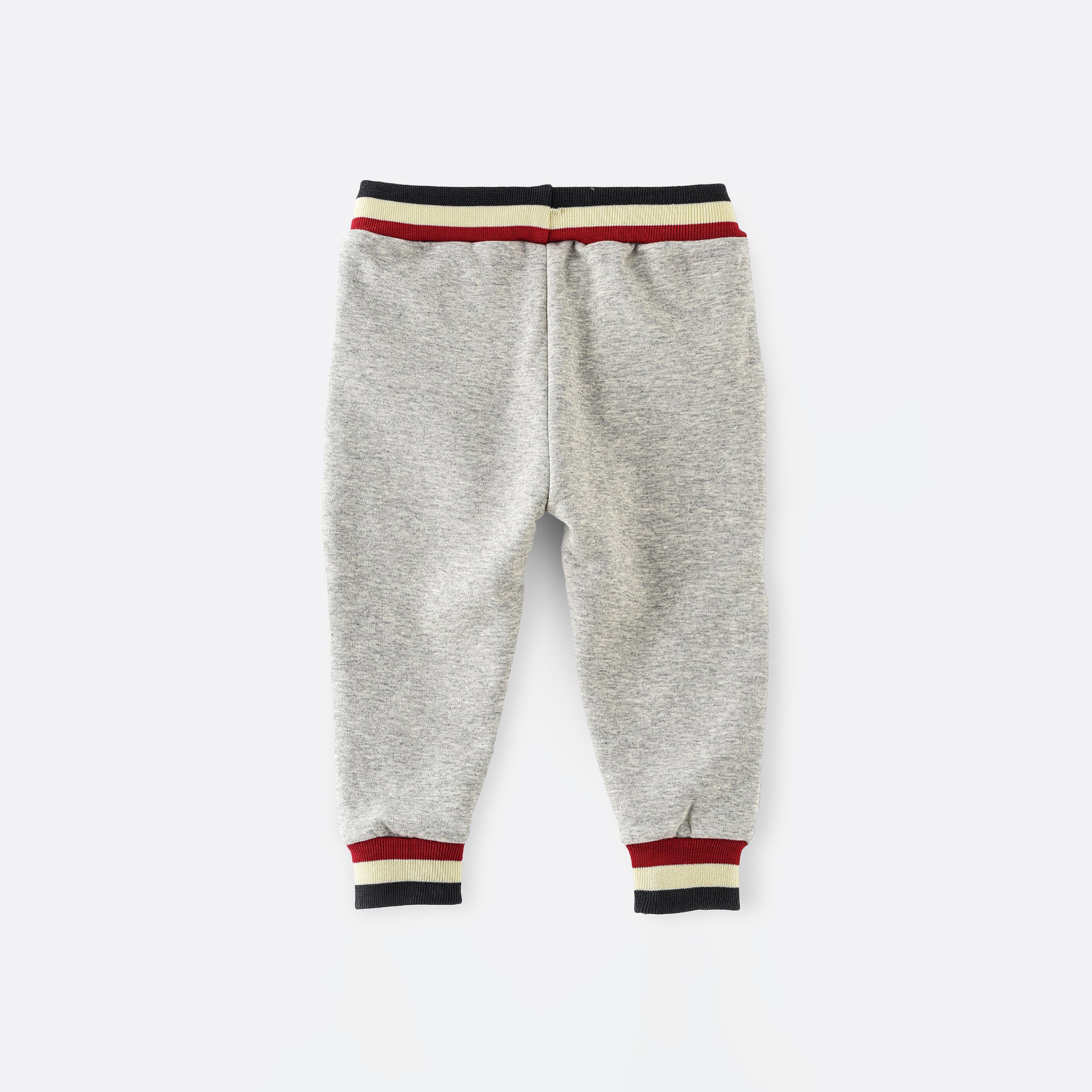 Babyqlo Solid Joggers with Elastic Waist-girls-clothing-bottoms-joggersandtrackpants-image-2