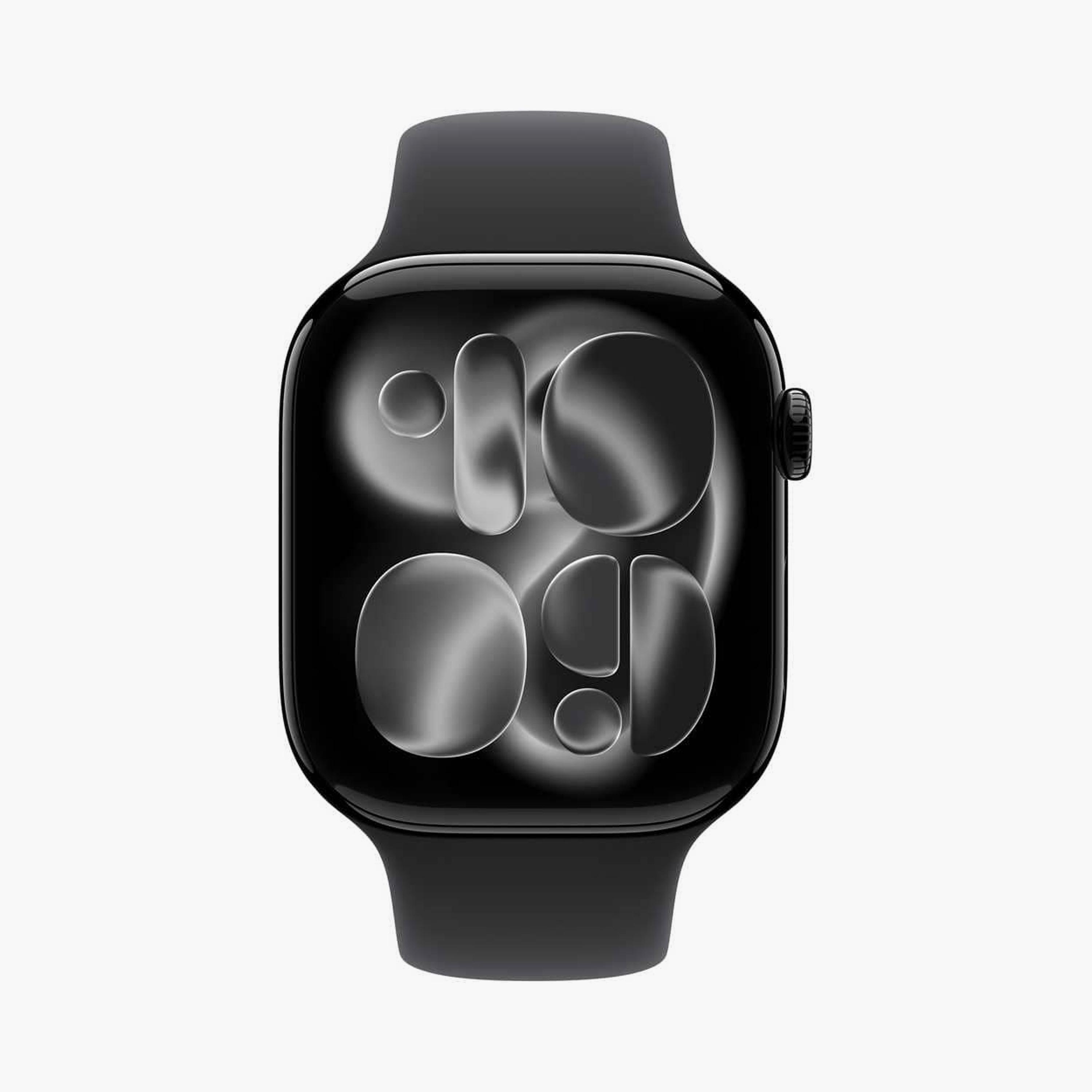 Apple Watch Series 11 GPS 42mm Aluminium Case with Black Sport Band-electronics-smartwatches-image-2