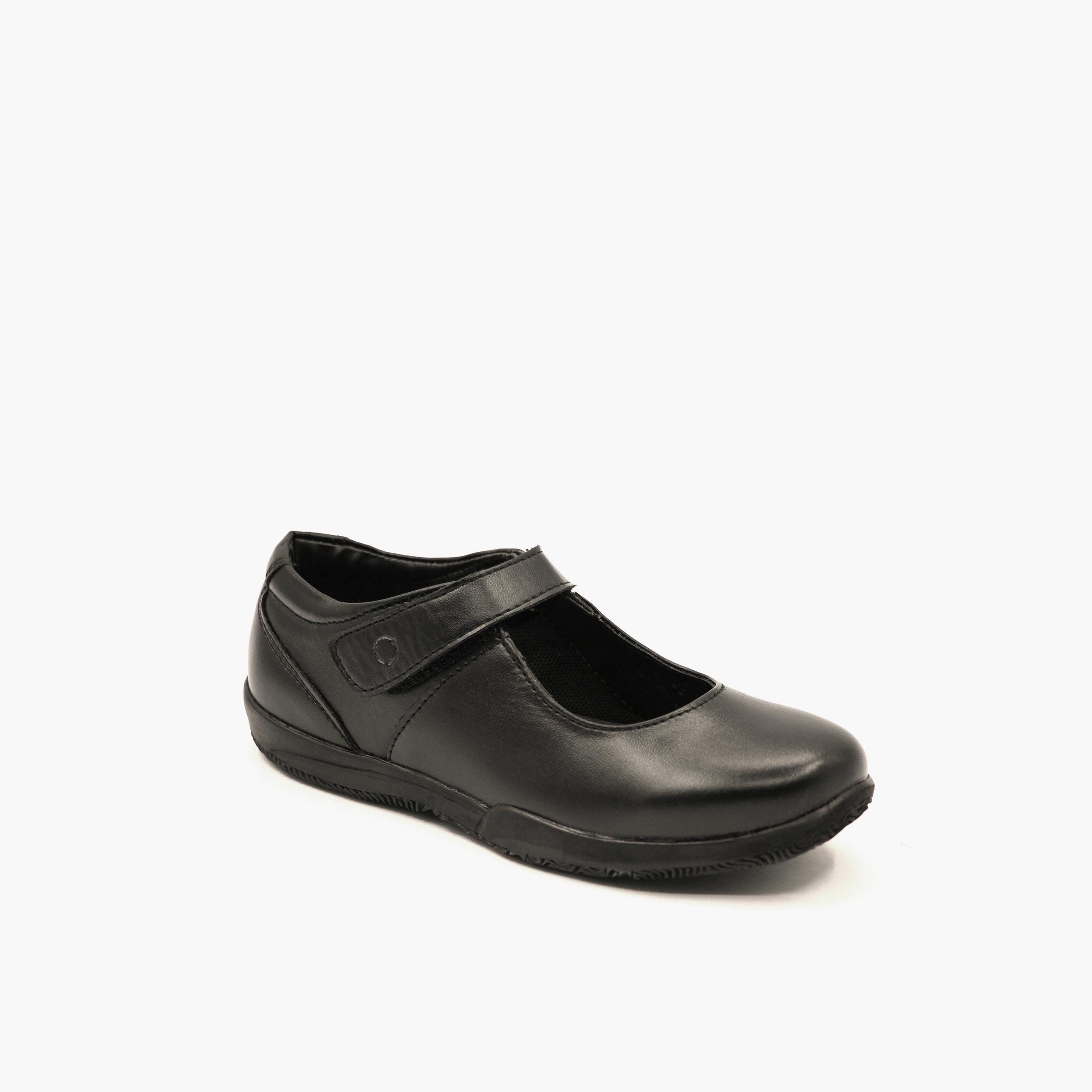 جيومني - حذاء إيليانيا مدرسي للبنات بشريط لاصق | 12062-girls-shoes-schoolshoes-image-1