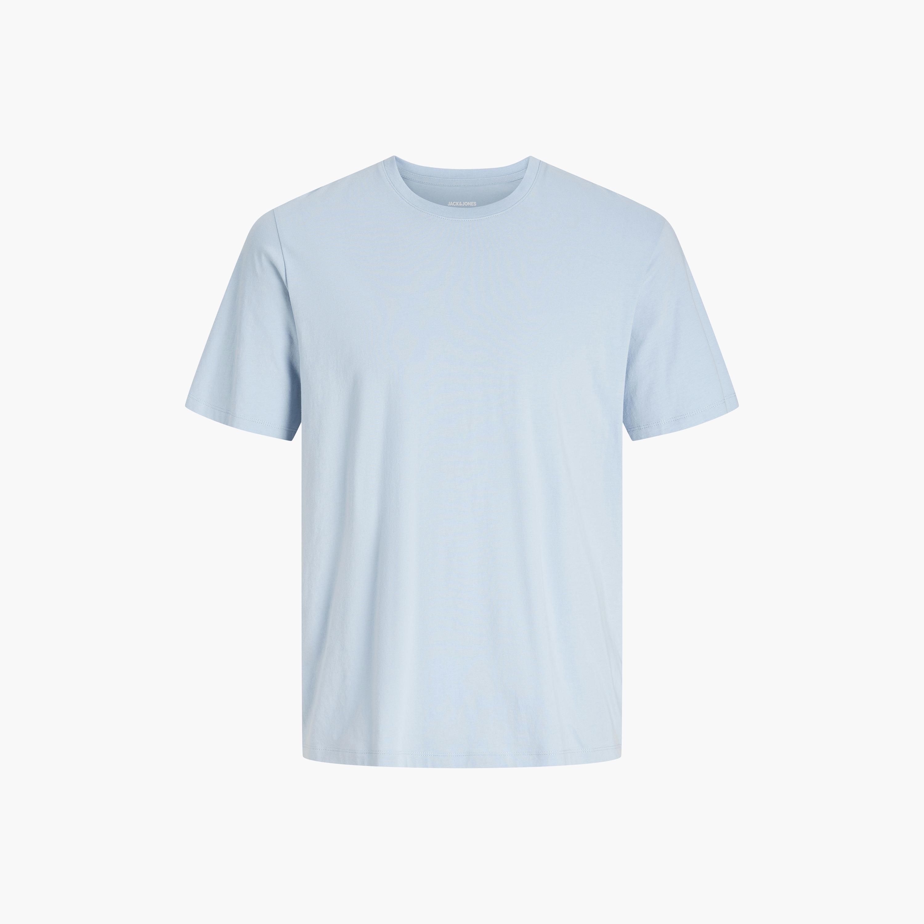تيشرت رجالي سادة بياقة مستديرة وأكمام قصيرة من جاك آند جونز-men-clothing-tshirtsandpolos-tshirts-image-31