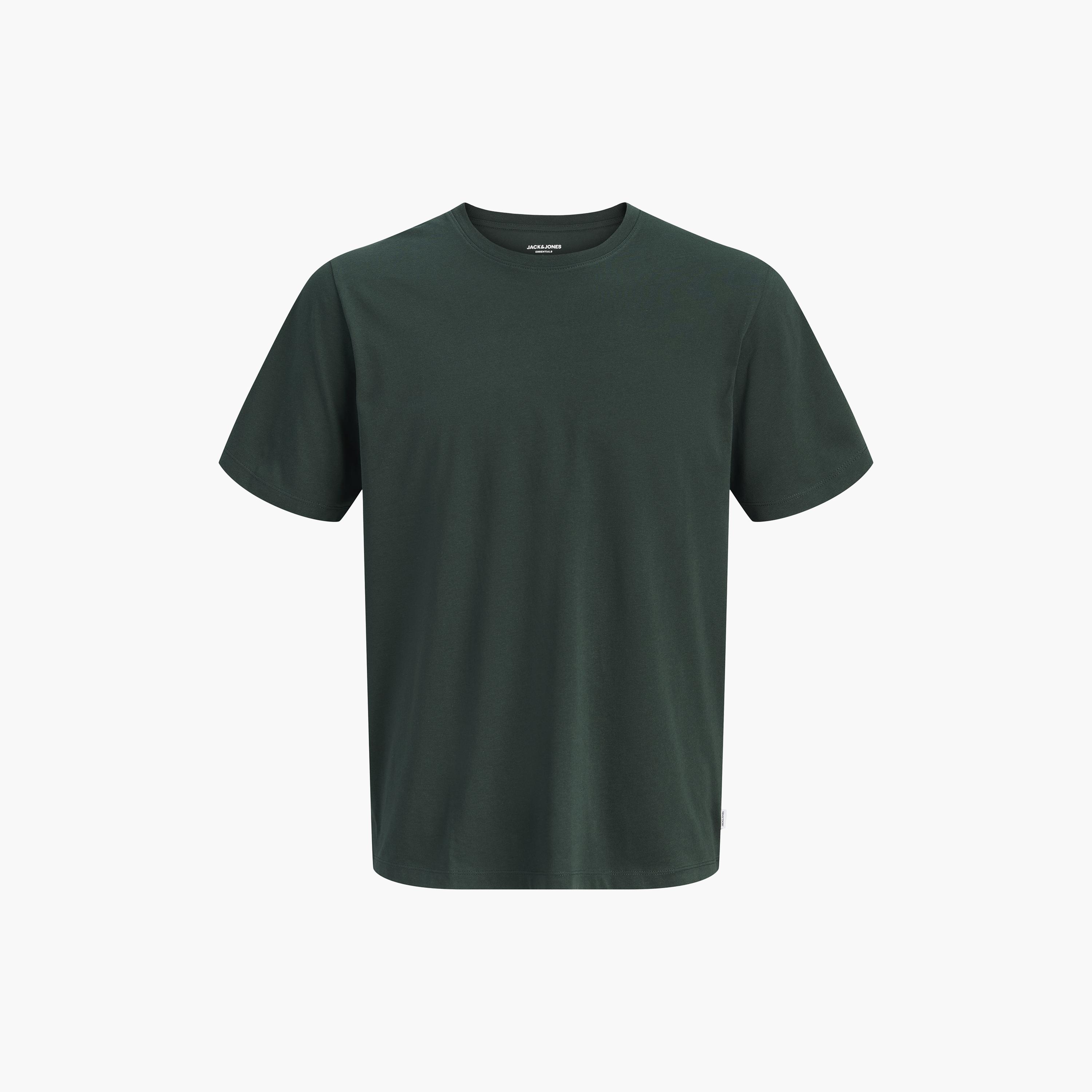 تيشرت رجالي سادة بياقة مستديرة وأكمام قصيرة من جاك آند جونز-men-clothing-tshirtsandpolos-tshirts-image-68