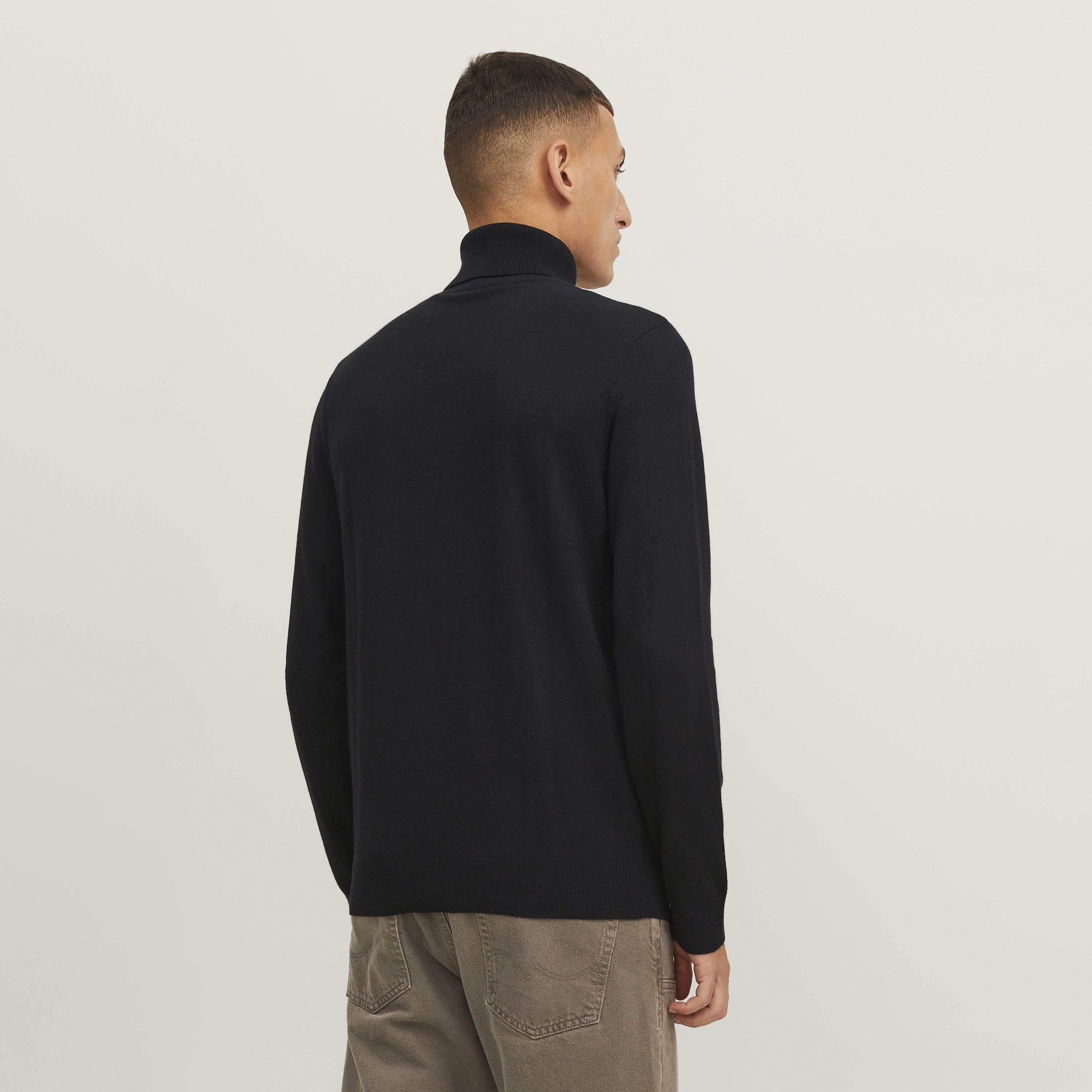 بلوفر رجالي سادة بياقة عالية (تيرتل نيك) وأكمام طويلة من جاك آند جونز-men-clothing-sweatersandpullovers-image-4