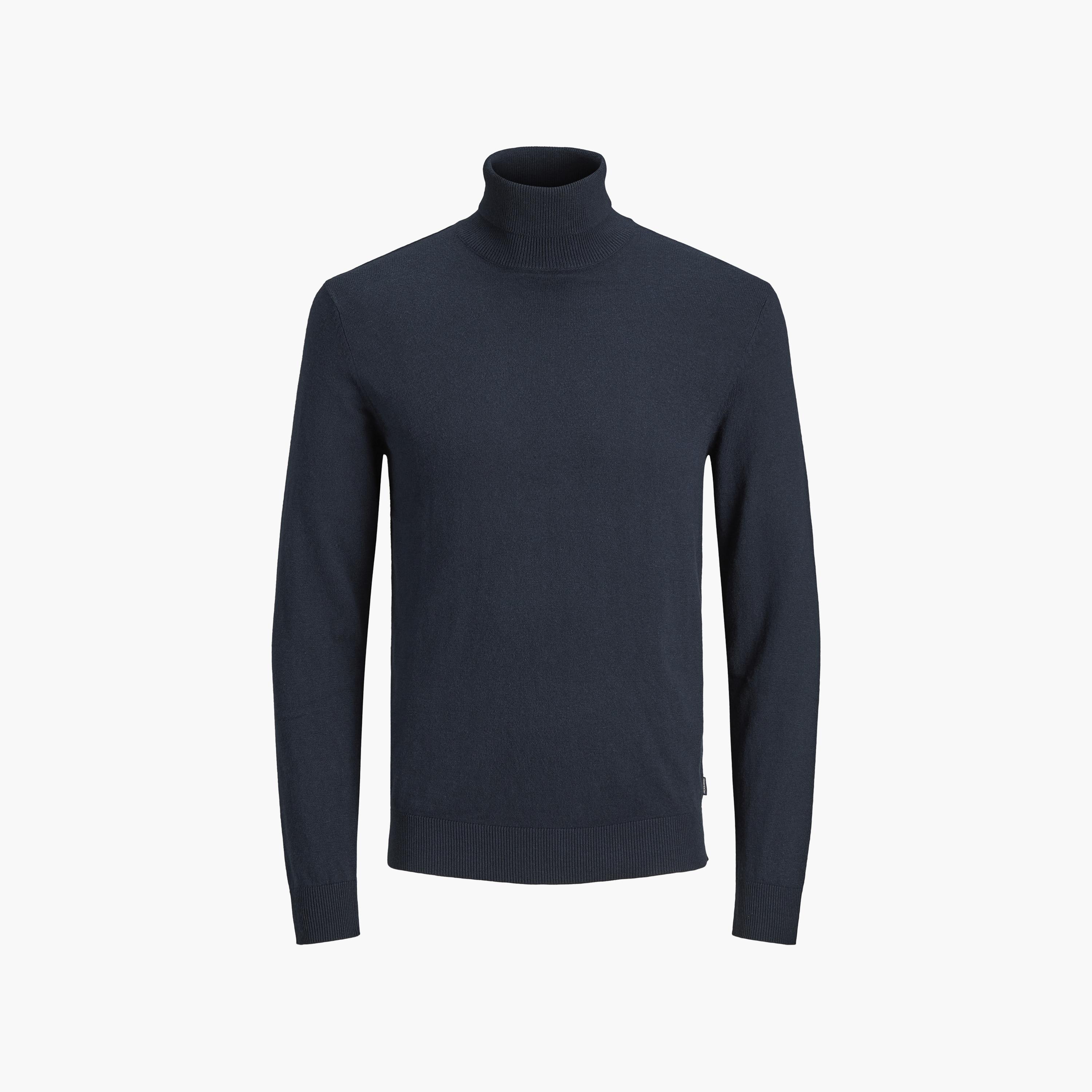بلوفر رجالي سادة بياقة عالية (تيرتل نيك) وأكمام طويلة من جاك آند جونز-men-clothing-sweatersandpullovers-image-7