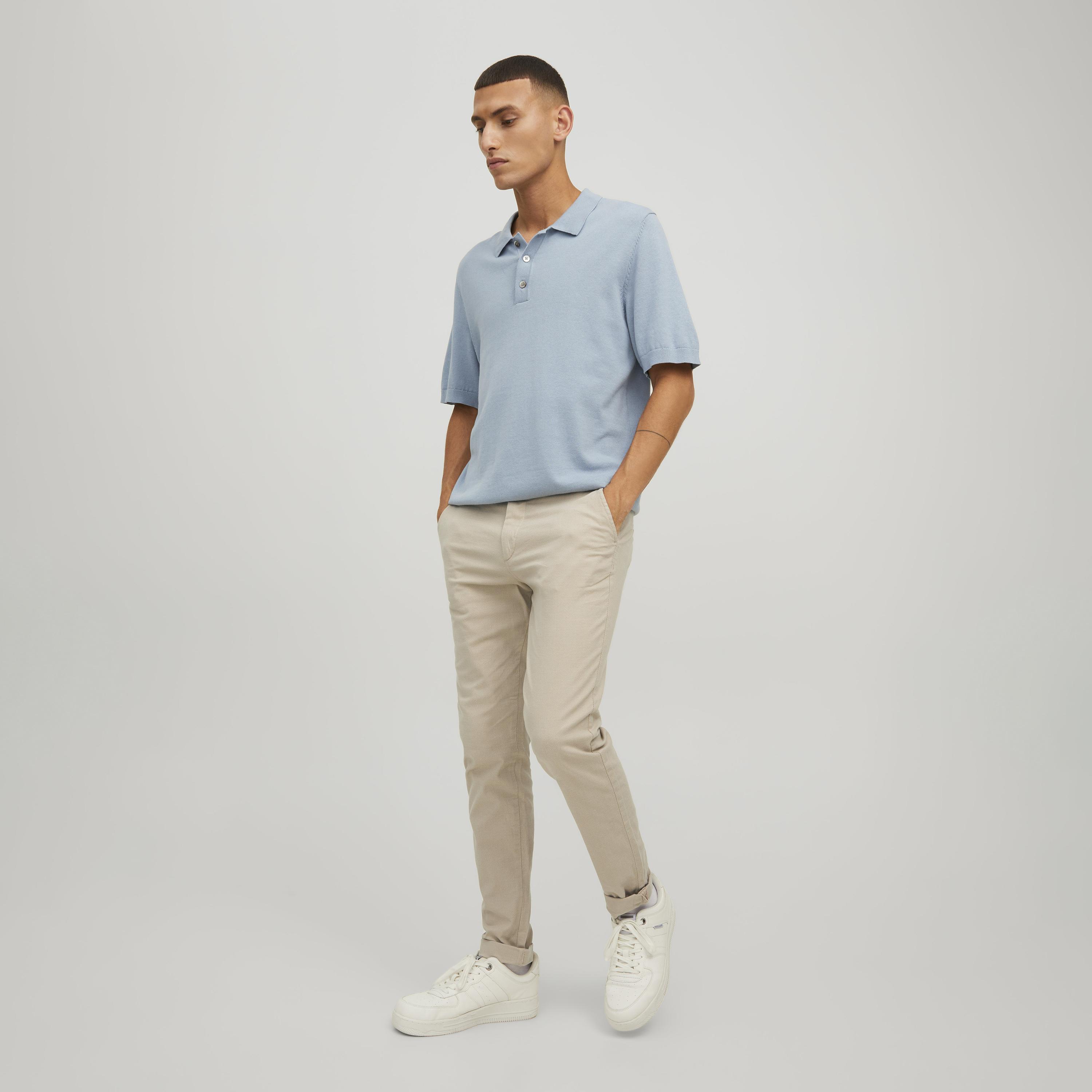 Jack & Jones Slim Fit Plain Mid-Rise Men's Chinos-men-clothing-bottoms-trousersandchinos-chinos-image-6