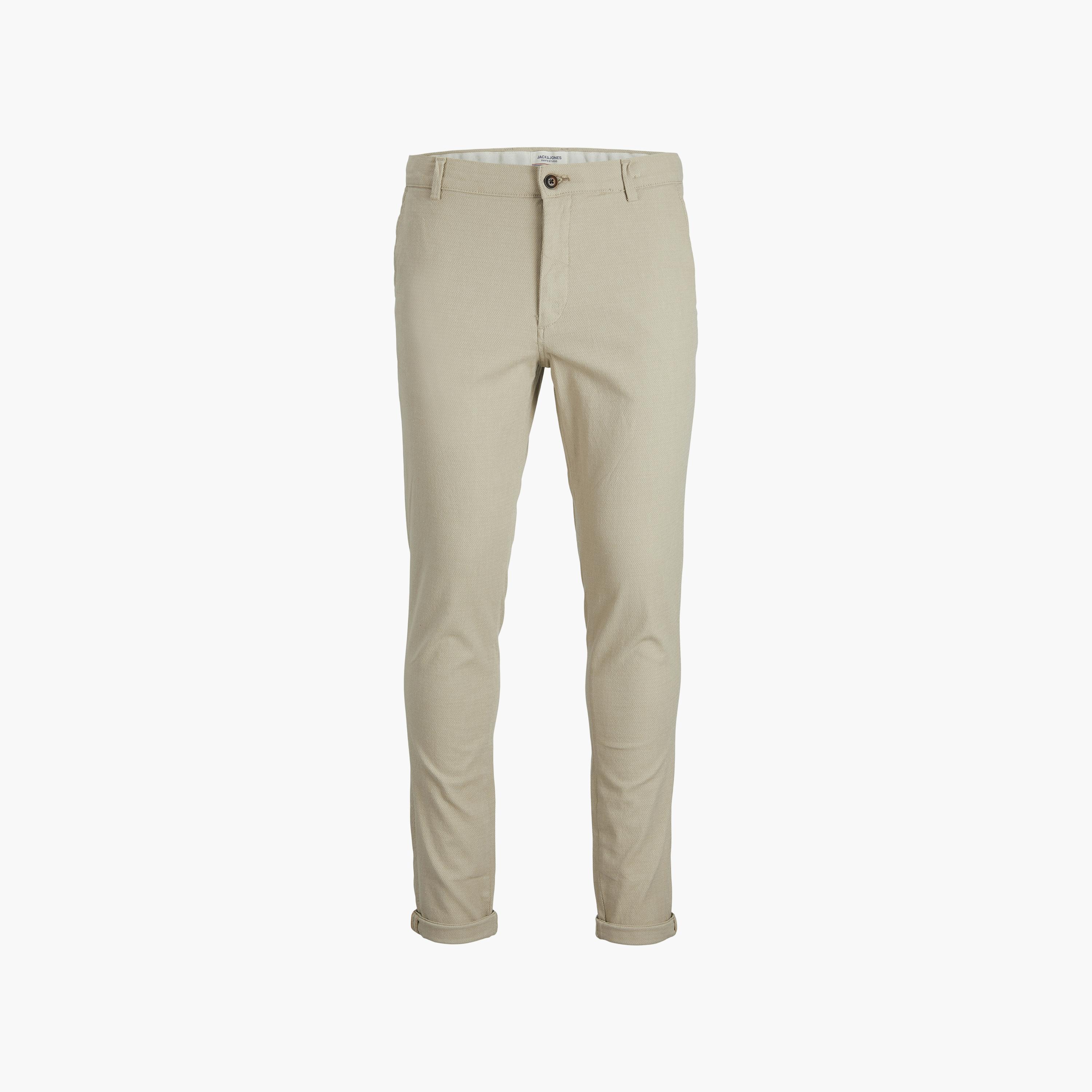Jack & Jones Slim Fit Plain Mid-Rise Men's Chinos-men-clothing-bottoms-trousersandchinos-chinos-image-8