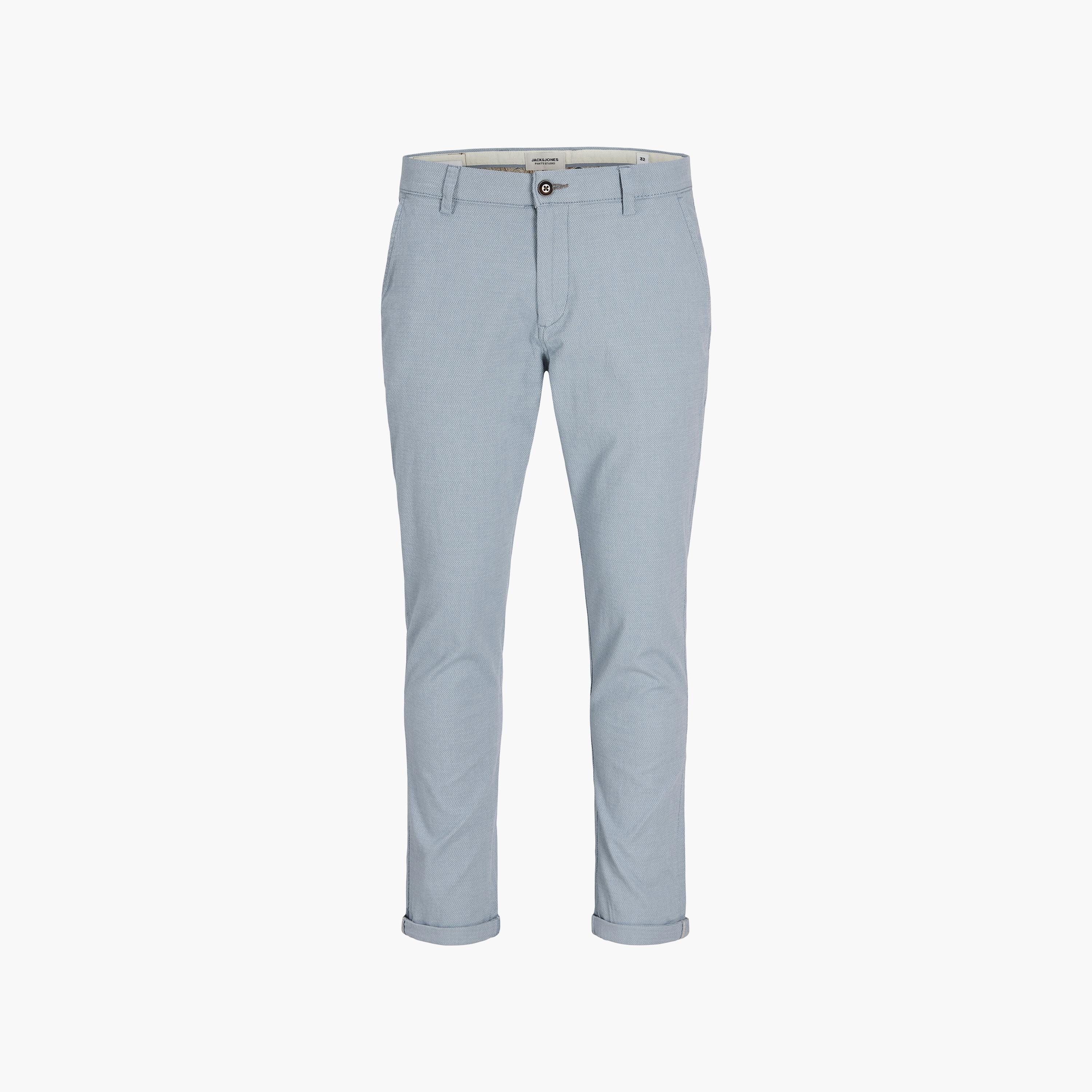 بنطال تشينو رجالي سادة بقصة ضيقة (سليم فيت) وخصر متوسط الارتفاع من جاك آند جونز-men-clothing-bottoms-trousersandchinos-chinos-image-7