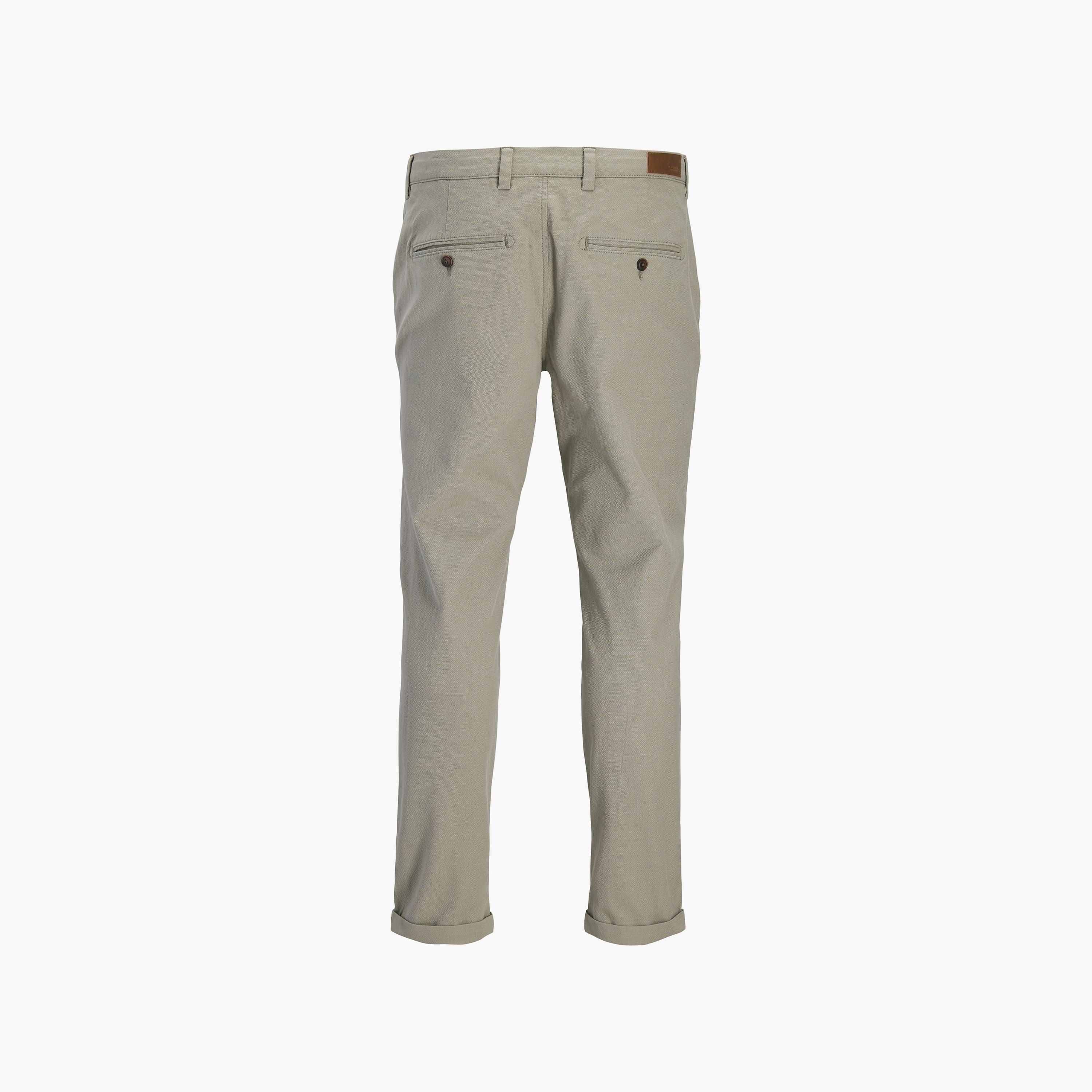 بنطال تشينو رجالي سادة بقصة ضيقة (سليم فيت) وخصر متوسط الارتفاع من جاك آند جونز-men-clothing-bottoms-trousersandchinos-chinos-image-8