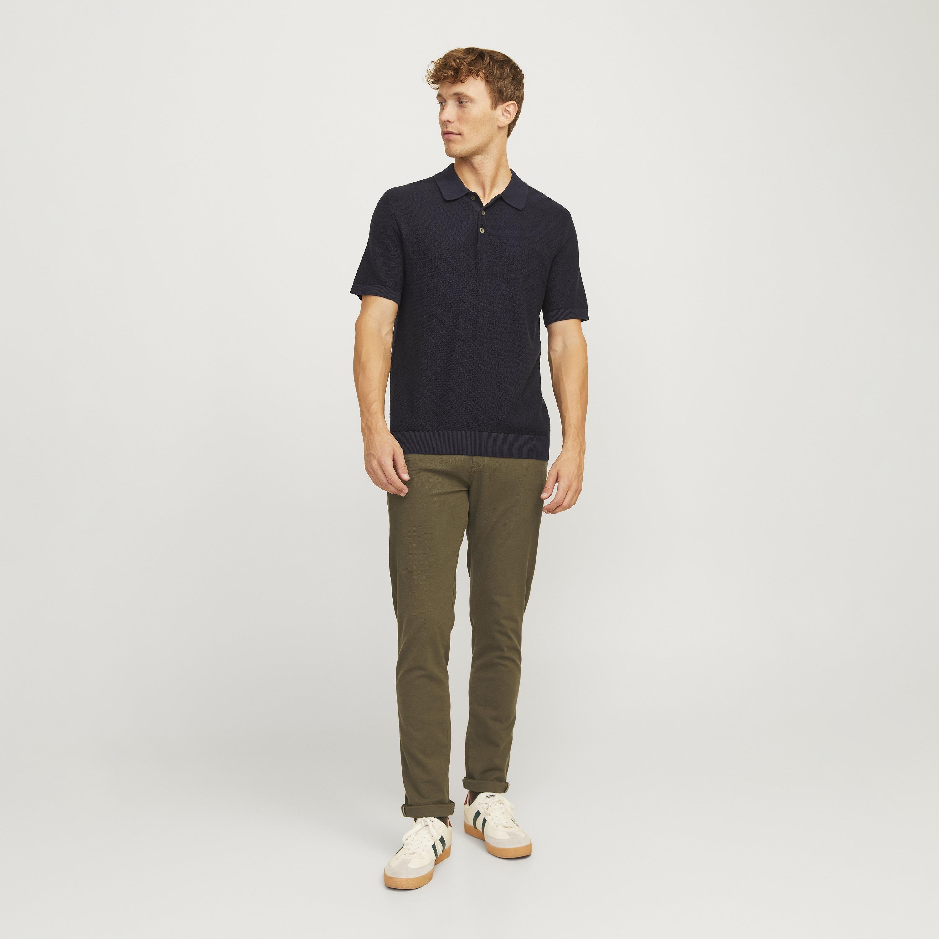 بنطال تشينو رجالي سادة بقصة ضيقة (سليم فيت) وخصر متوسط الارتفاع من جاك آند جونز-men-clothing-bottoms-trousersandchinos-chinos-image-26