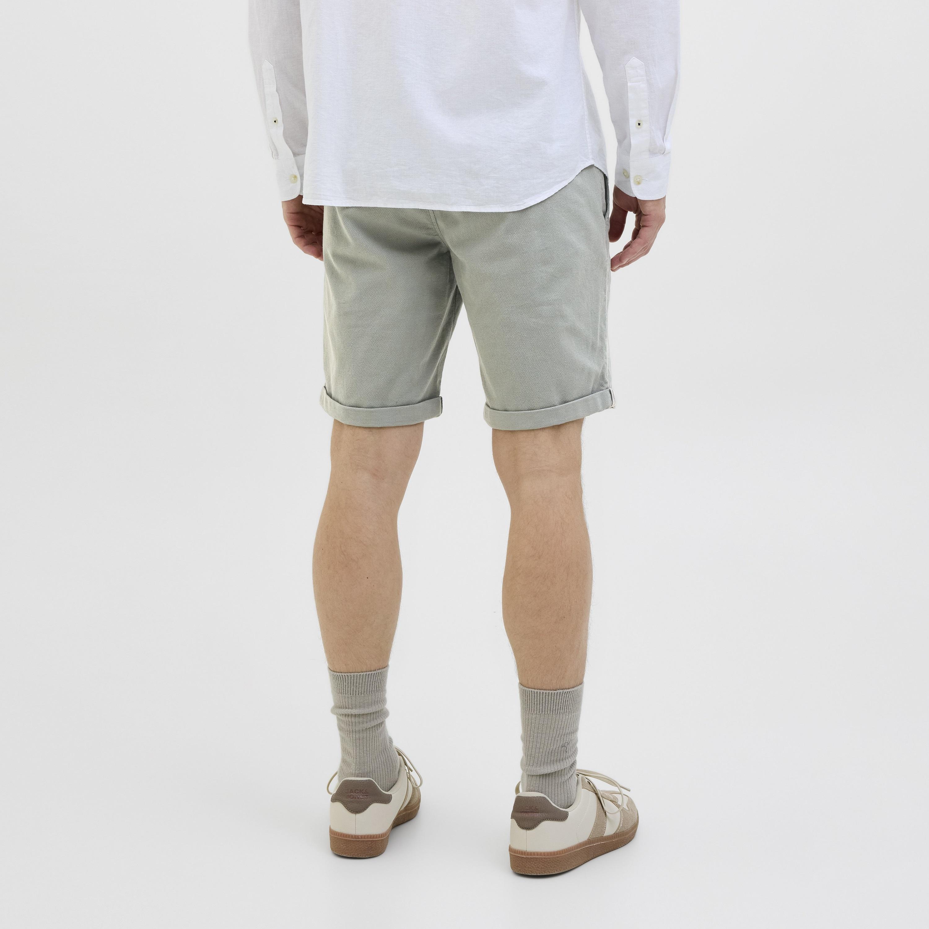 Jack & Jones Plain Mid-Rise Button and Zip Fly Men's Chino Shorts-men-clothing-bottoms-shorts-image-20