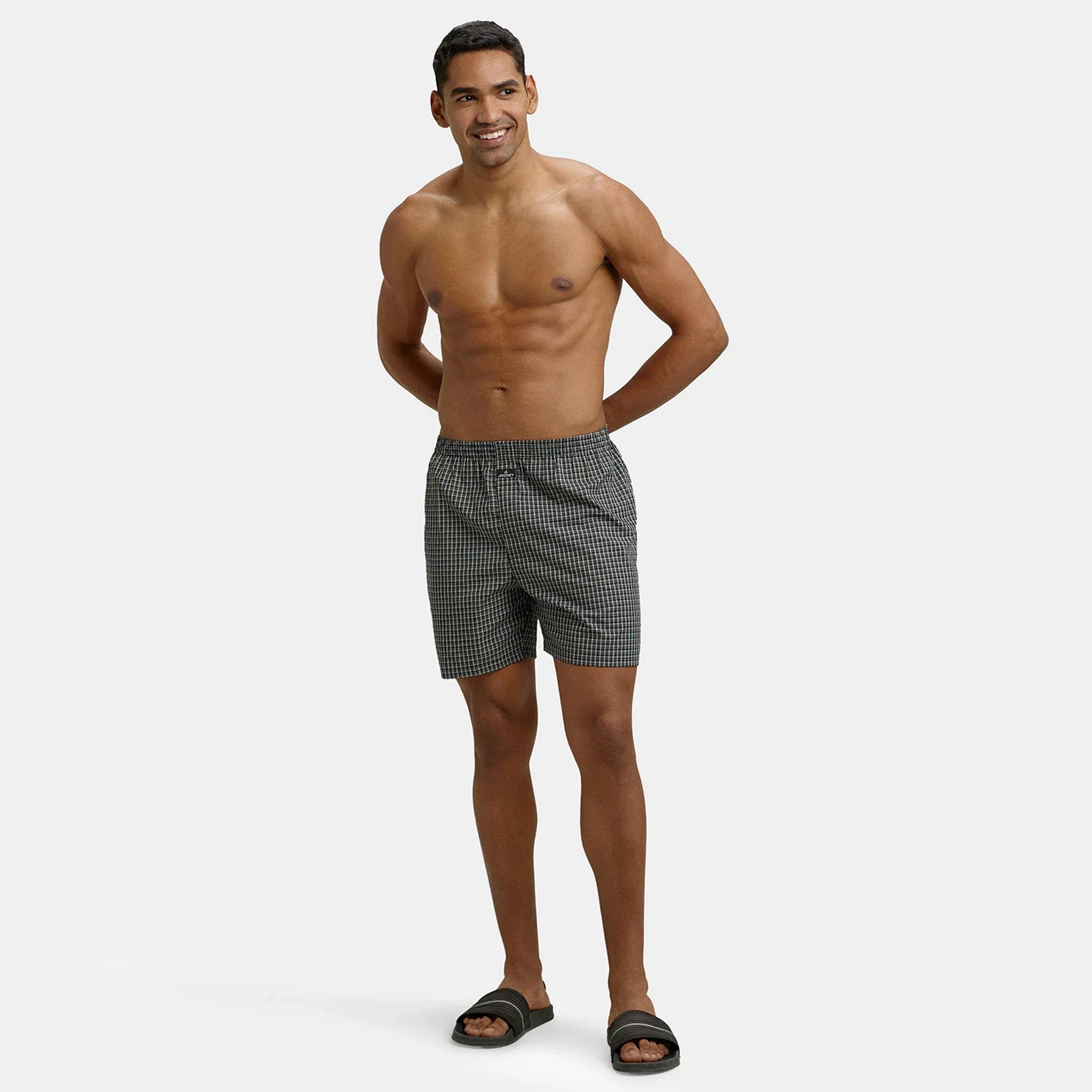مجموعة متنوعة من 2 سروال داخلي رجالي بوكسر منقوشين من جوكي-men-clothing-bottoms-shorts-image-3