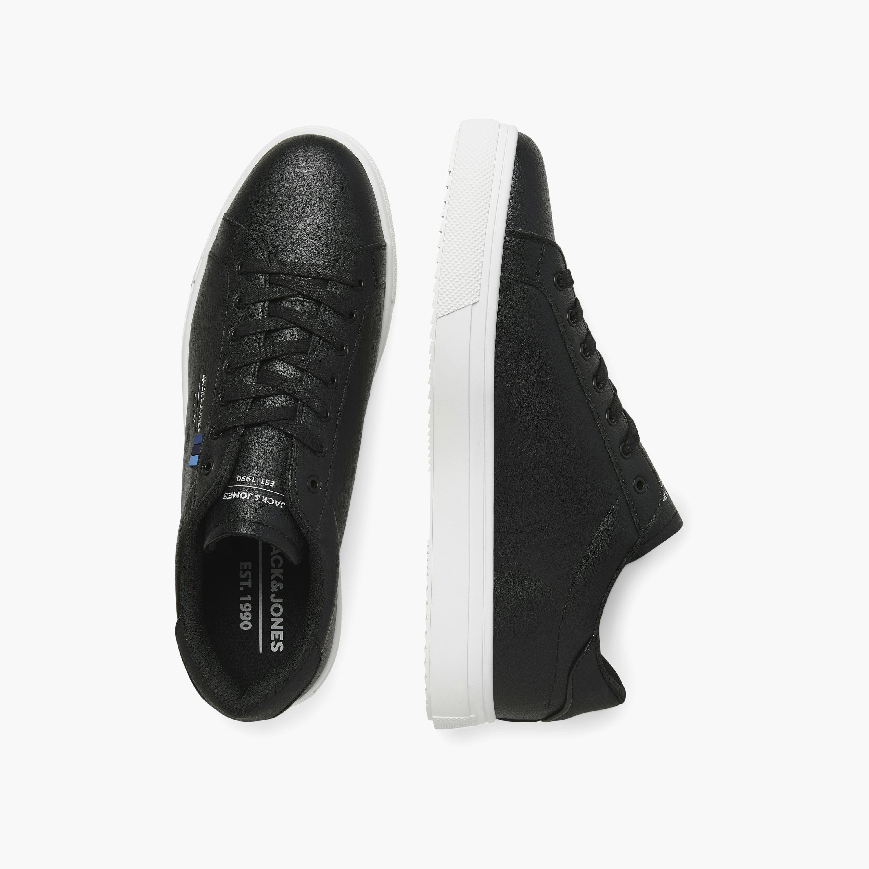 Jack & Jones Men's Lace-Up Low Ankle Sneakers | 12229695-men-shoes-sneakers-image-3