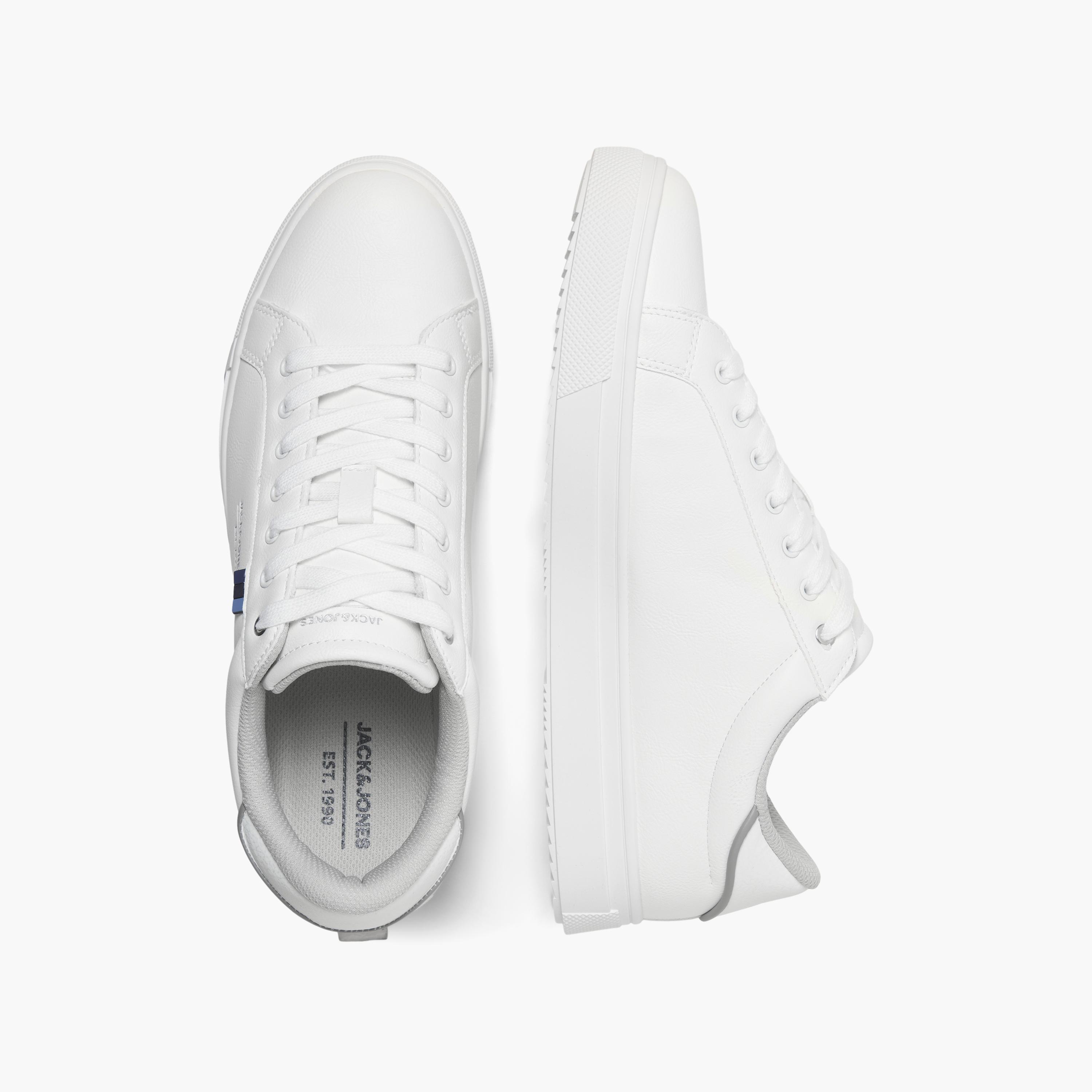 Jack & Jones Men's Lace-Up Low Ankle Sneakers | 12229695-men-shoes-sneakers-image-14
