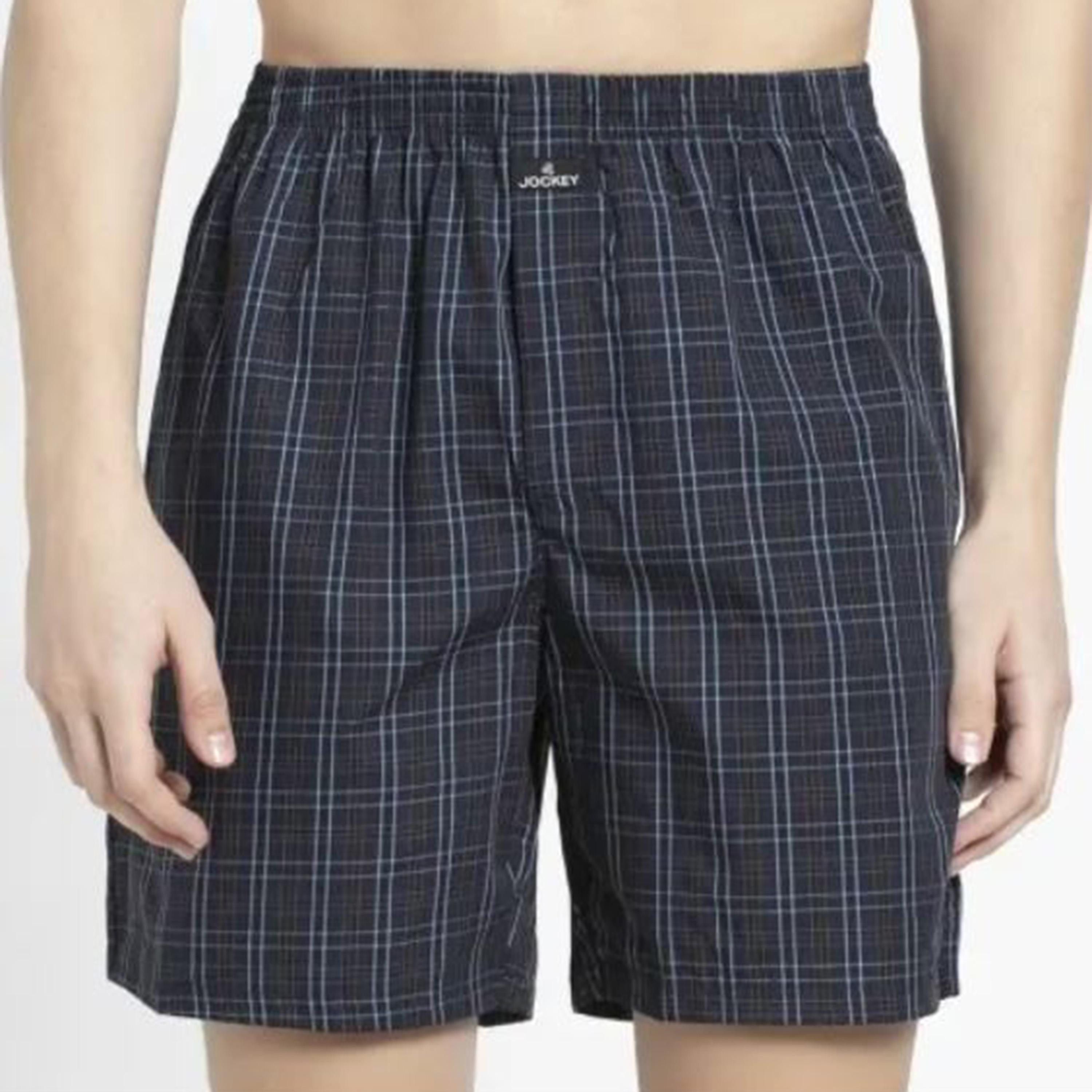 Jockey Men's Pack of 2 Relax Woven Boxer Shorts-men-clothing-innerwear-underwear-image-1