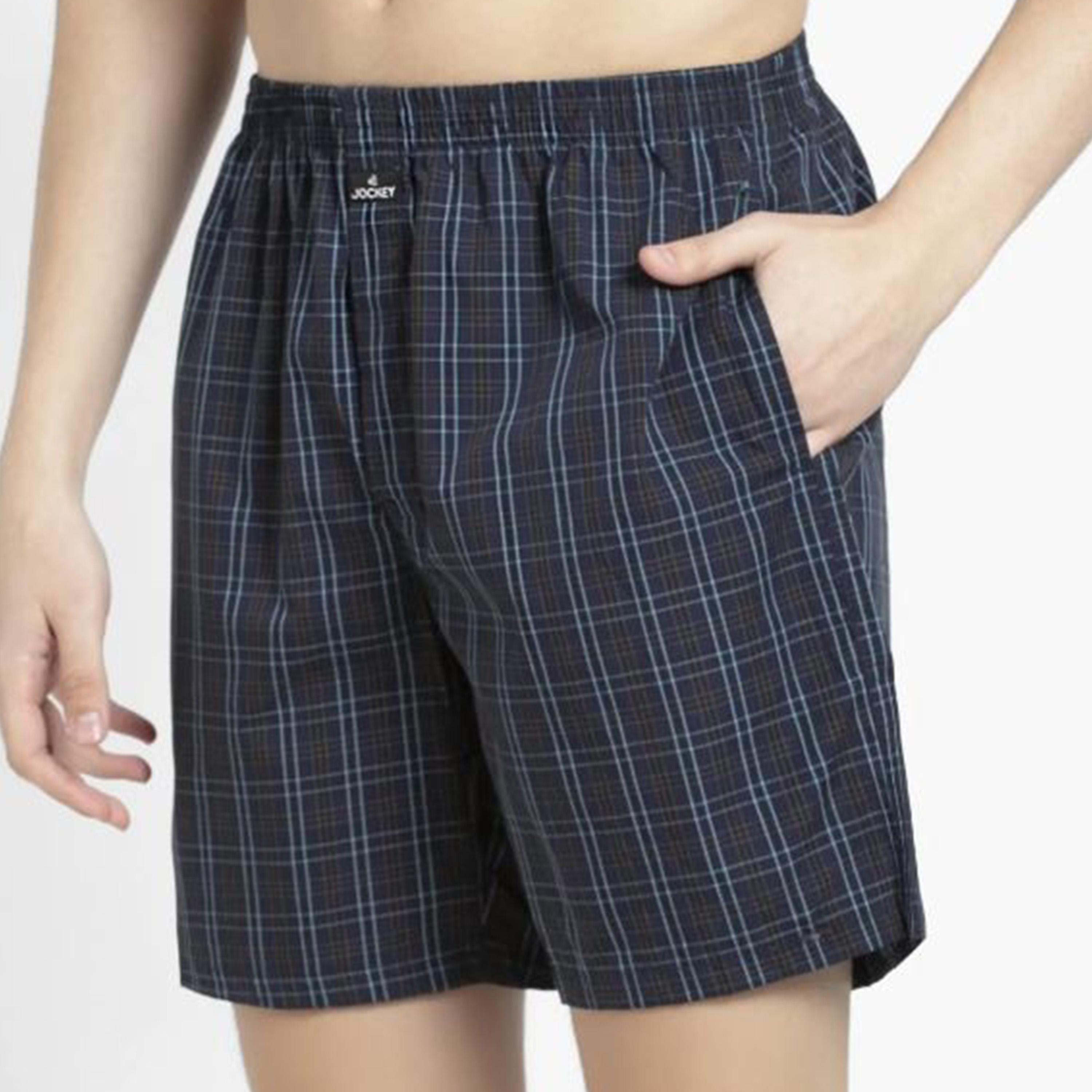 Jockey Men's Pack of 2 Relax Woven Boxer Shorts-men-clothing-innerwear-underwear-image-2