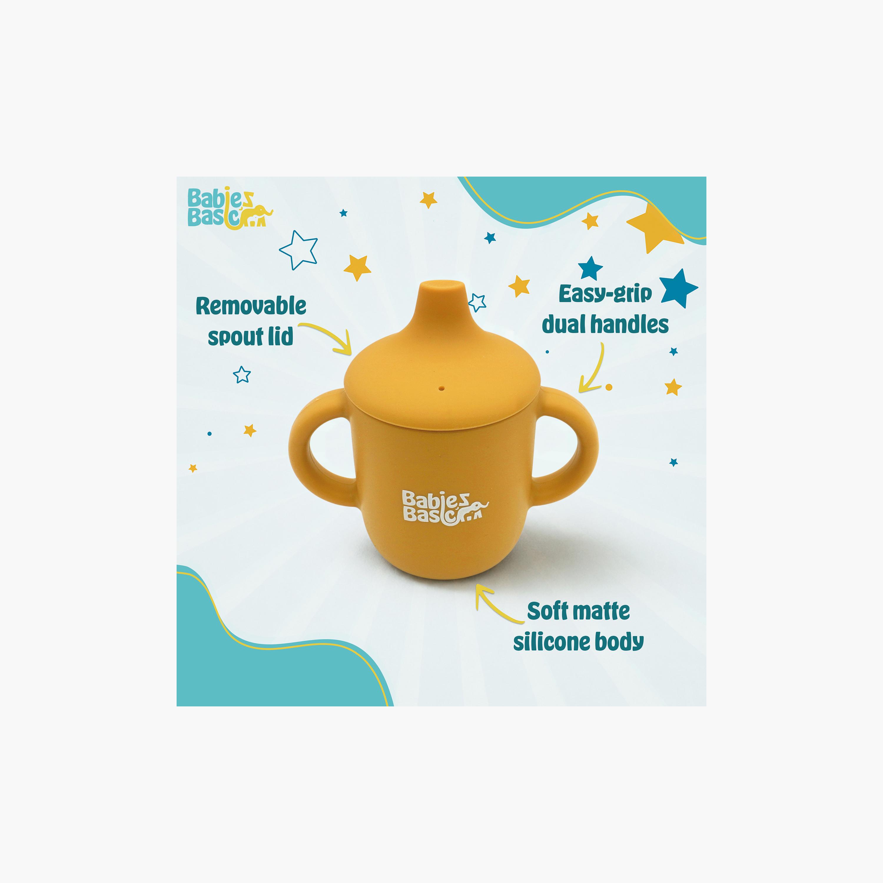 Babies Basic Silicone Trainer Cup with Handles - Stage 1 - 150 ml-baby-feeding-mealtimeessentials-image-4