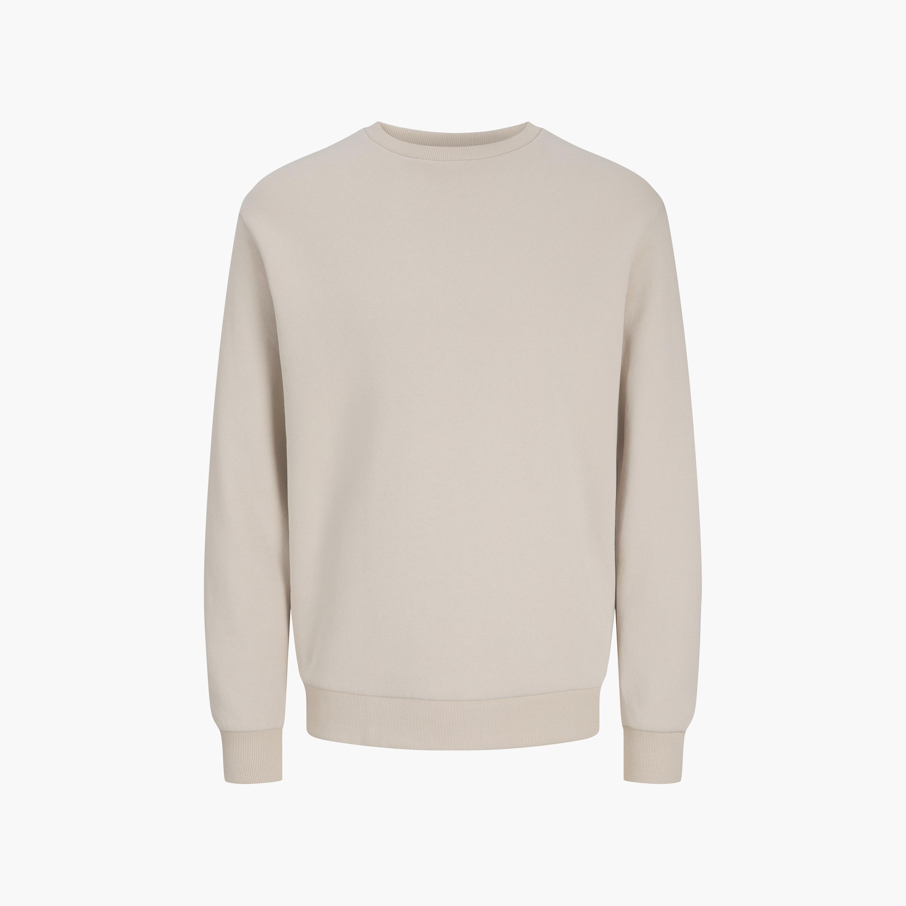 Jack & Jones Plain Crew Neck Long Sleeves Men's Sweatshirt-men-winterwear-hoodiesandsweatshirts-image-7