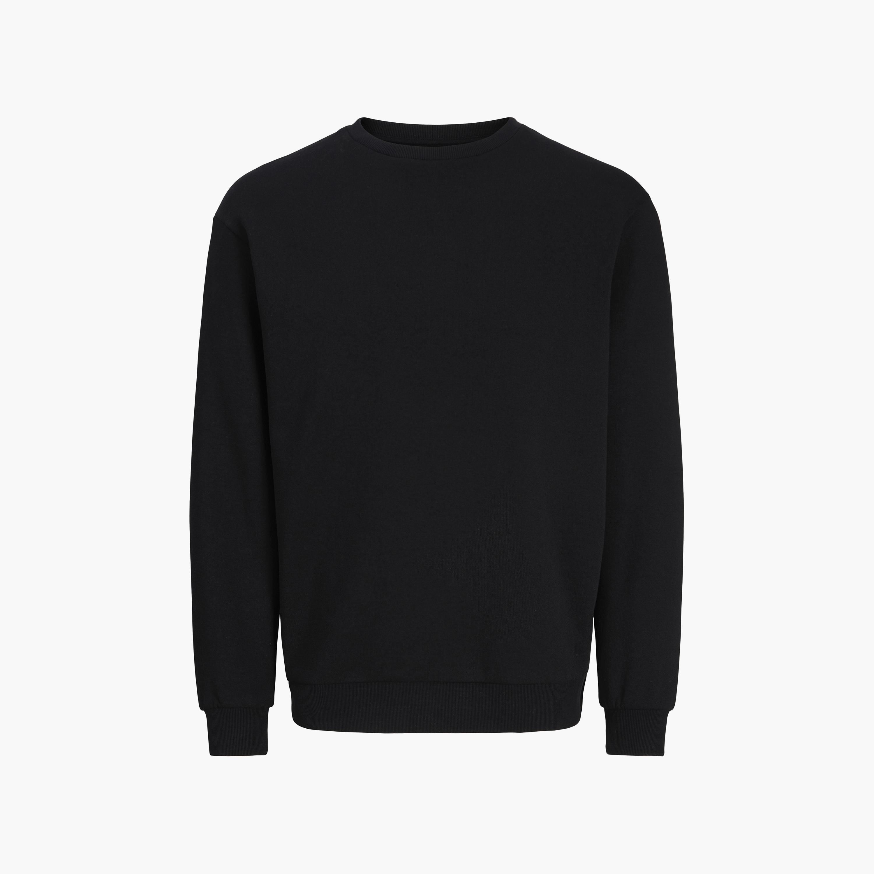 Jack & Jones Plain Crew Neck Long Sleeves Men's Sweatshirt-men-winterwear-hoodiesandsweatshirts-image-7