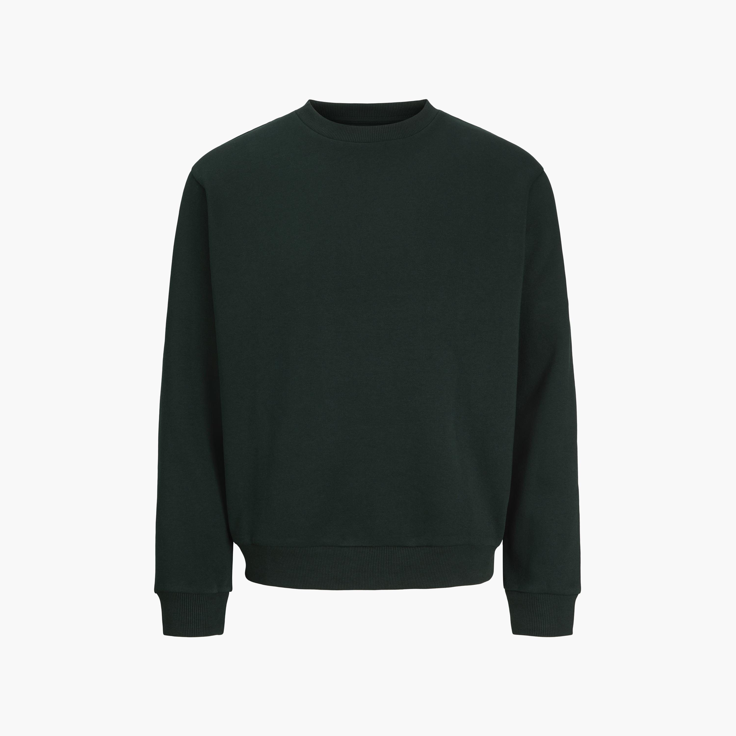 Jack & Jones Plain Crew Neck Long Sleeves Men's Sweatshirt-men-winterwear-hoodiesandsweatshirts-image-7