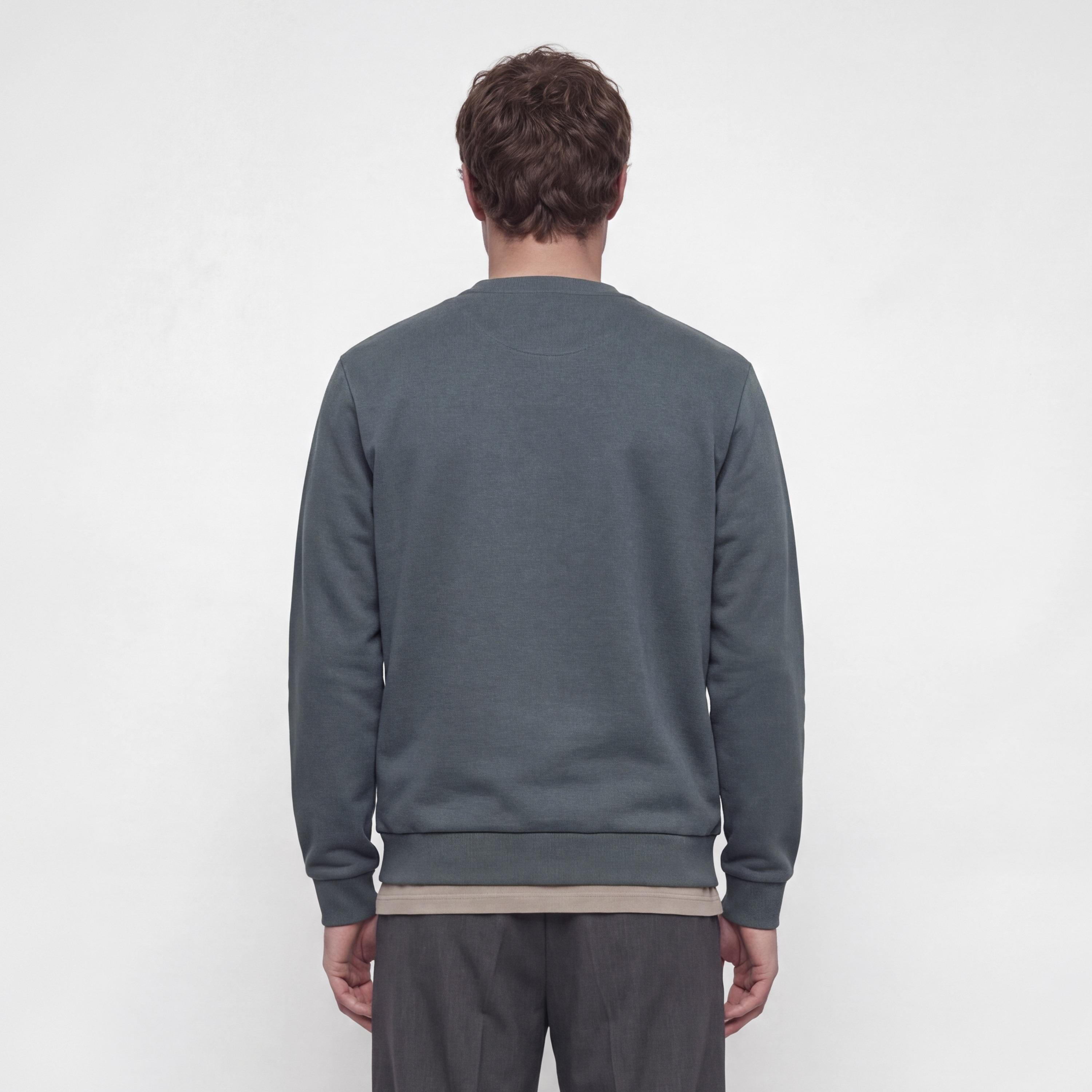 Jack & Jones Plain Crew Neck Long Sleeves Men's Sweatshirt-men-winterwear-hoodiesandsweatshirts-image-5