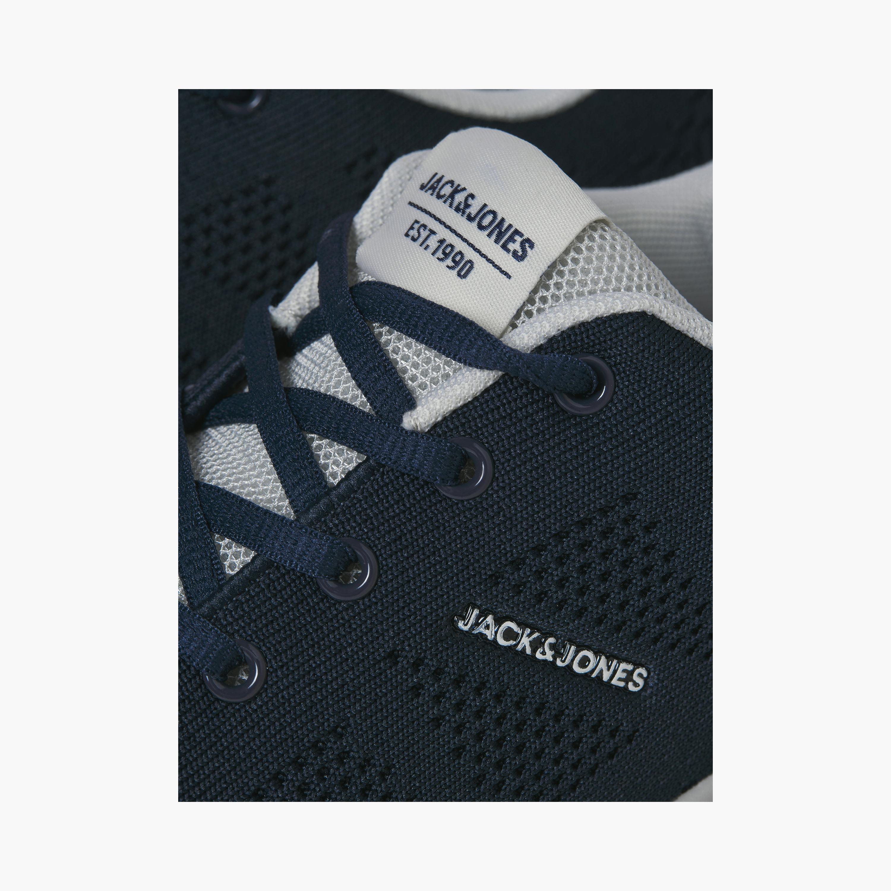 حذاء سنيكرز رجالي برباط وكاحل منخفض من جاك آند جونز | 12255906-men-shoes-sneakers-image-7