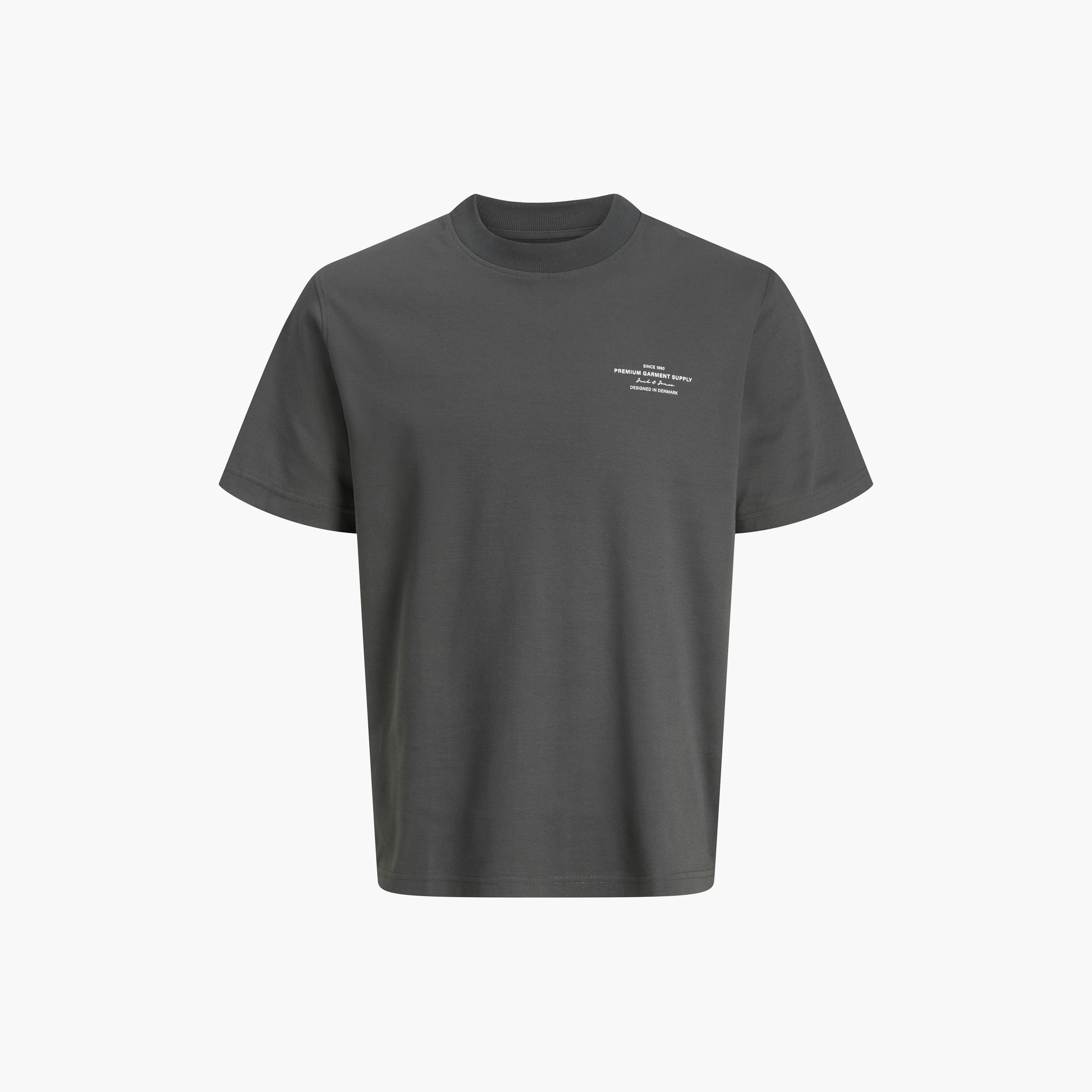 تيشرت رجالي بطبعة طبوغرافية وياقة مستديرة وأكمام قصيرة من جاك آند جونز-men-clothing-tshirtsandpolos-tshirts-image-36