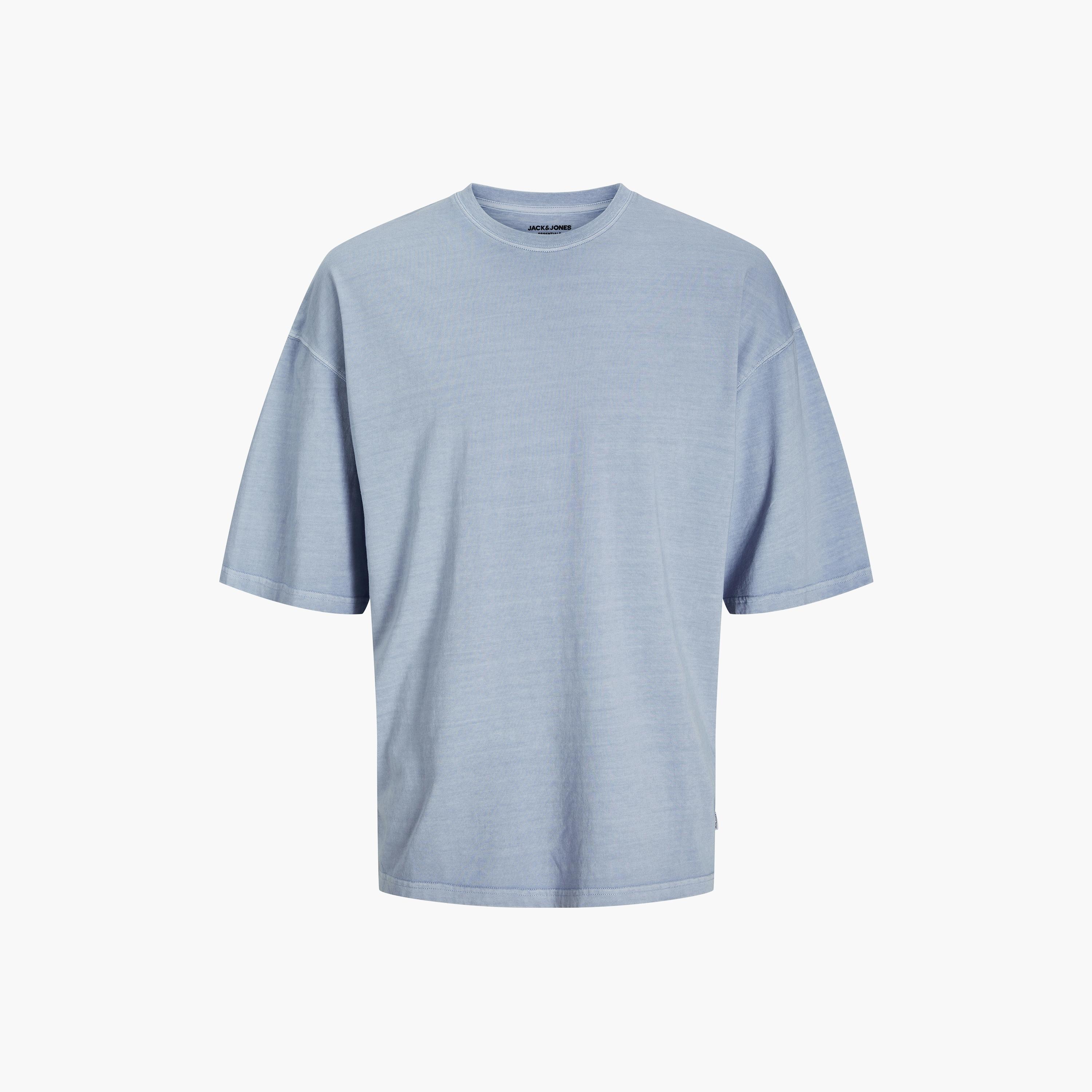 تيشرت رجالي سادة بياقة مستديرة وأكمام قصيرة من جاك آند جونز-men-clothing-tshirtsandpolos-tshirts-image-7