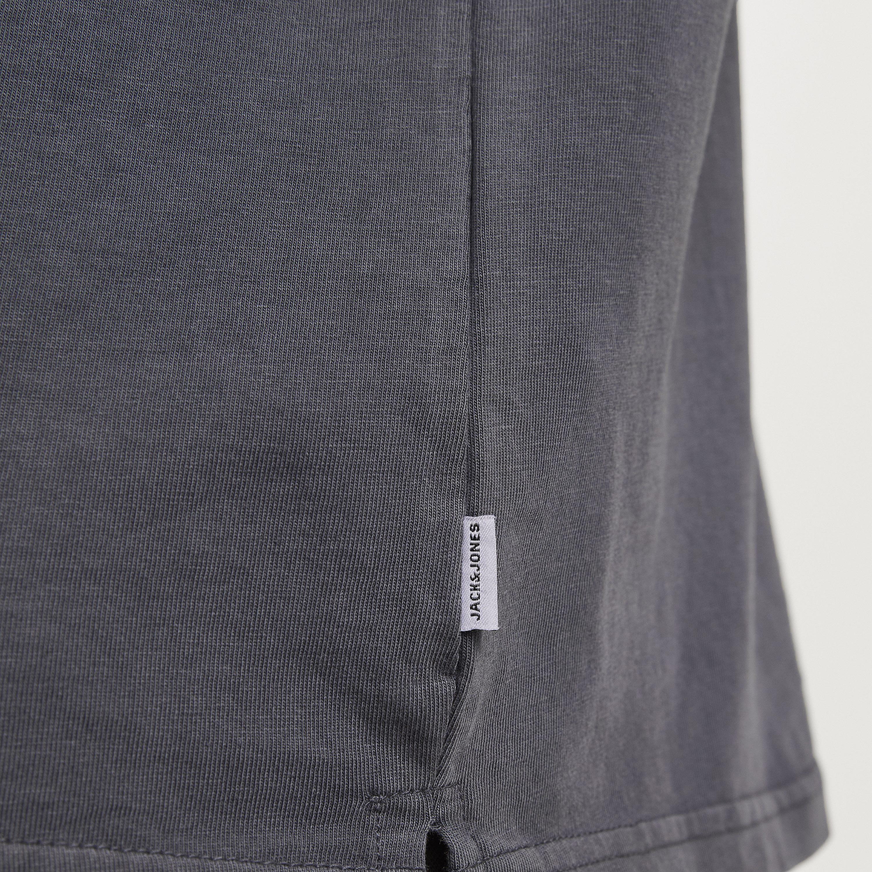 Jack & Jones Plain Round Neck Short Sleeves Men's T-Shirt-men-clothing-tshirtsandpolos-tshirts-image-5