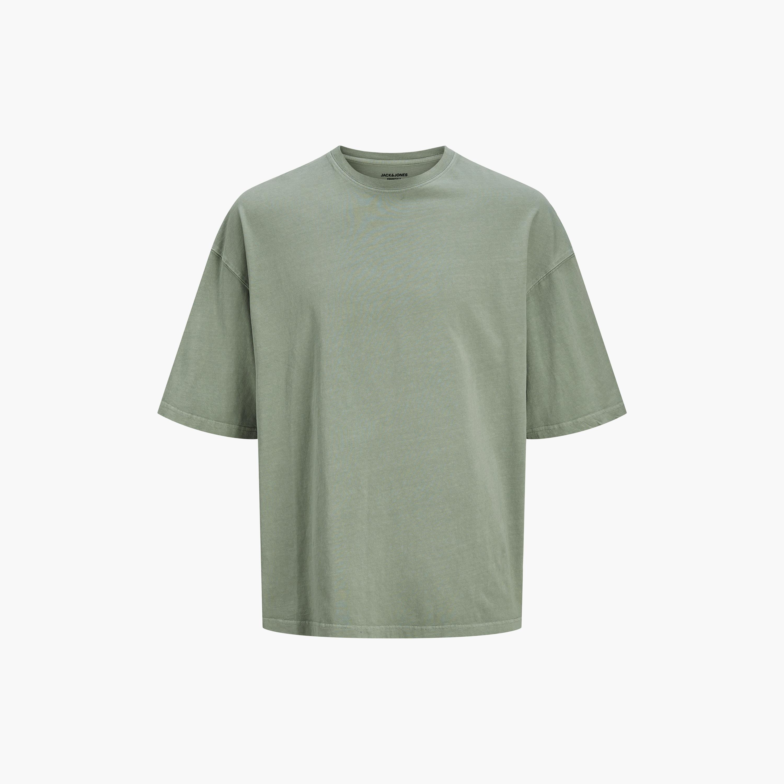 Jack & Jones Plain Round Neck Short Sleeves Men's T-Shirt-men-clothing-tshirtsandpolos-tshirts-image-21