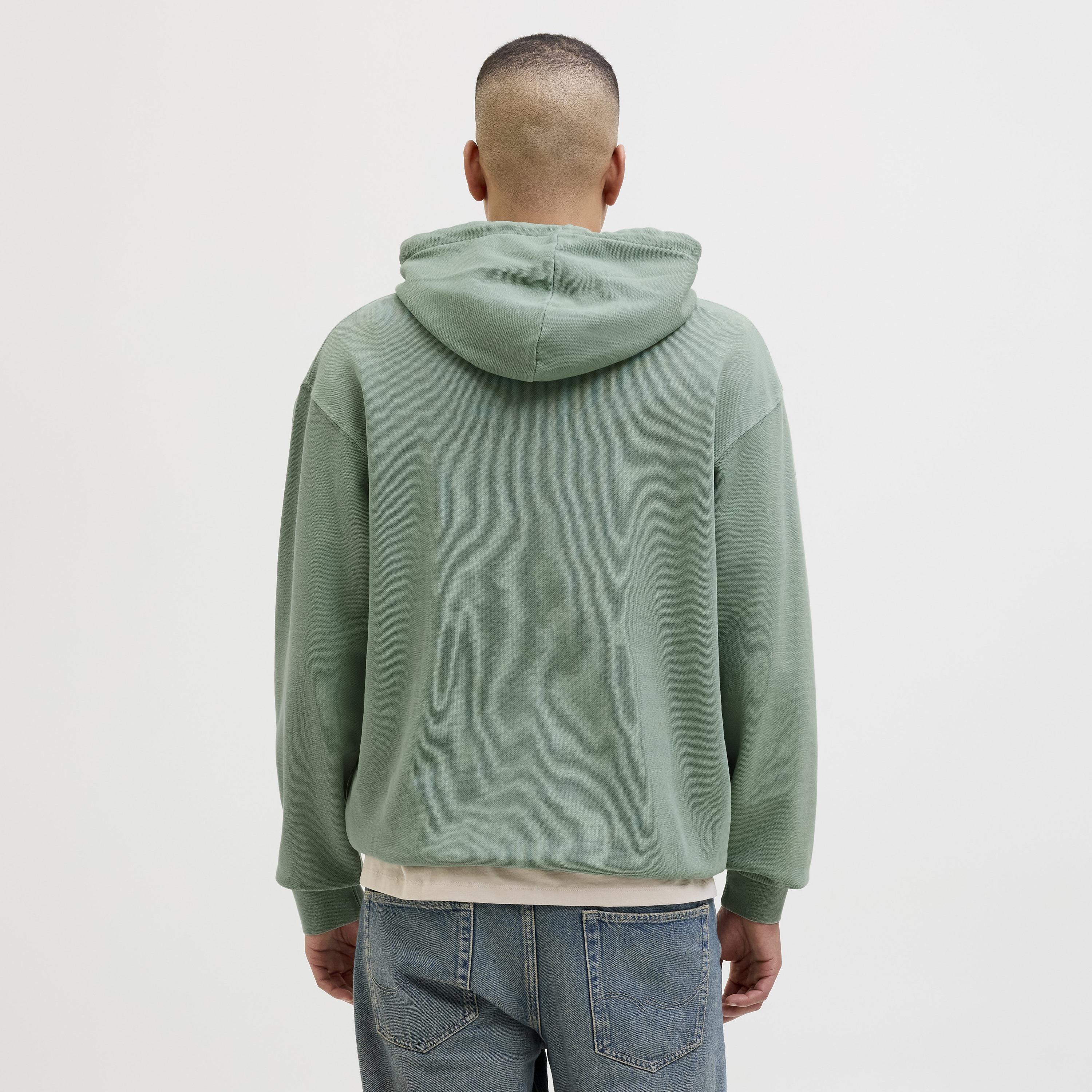 Jack & Jones Plain Hooded Neck Long Sleeves Men's Sweatshirt-men-winterwear-hoodiesandsweatshirts-image-3