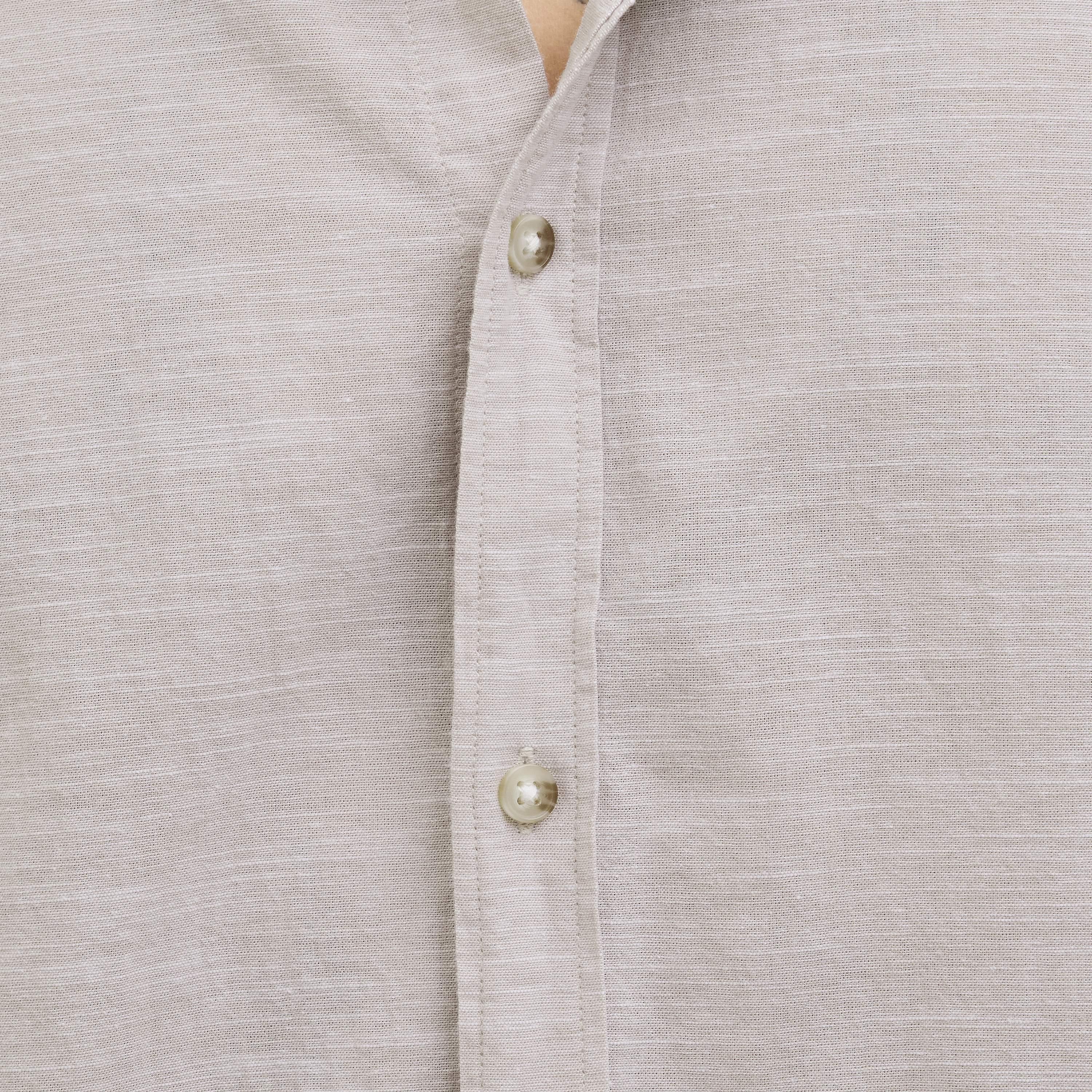 Jack & Jones Relaxed Fit Plain Band Collar Long Sleeves Men's Shirt-men-clothing-shirts-image-3