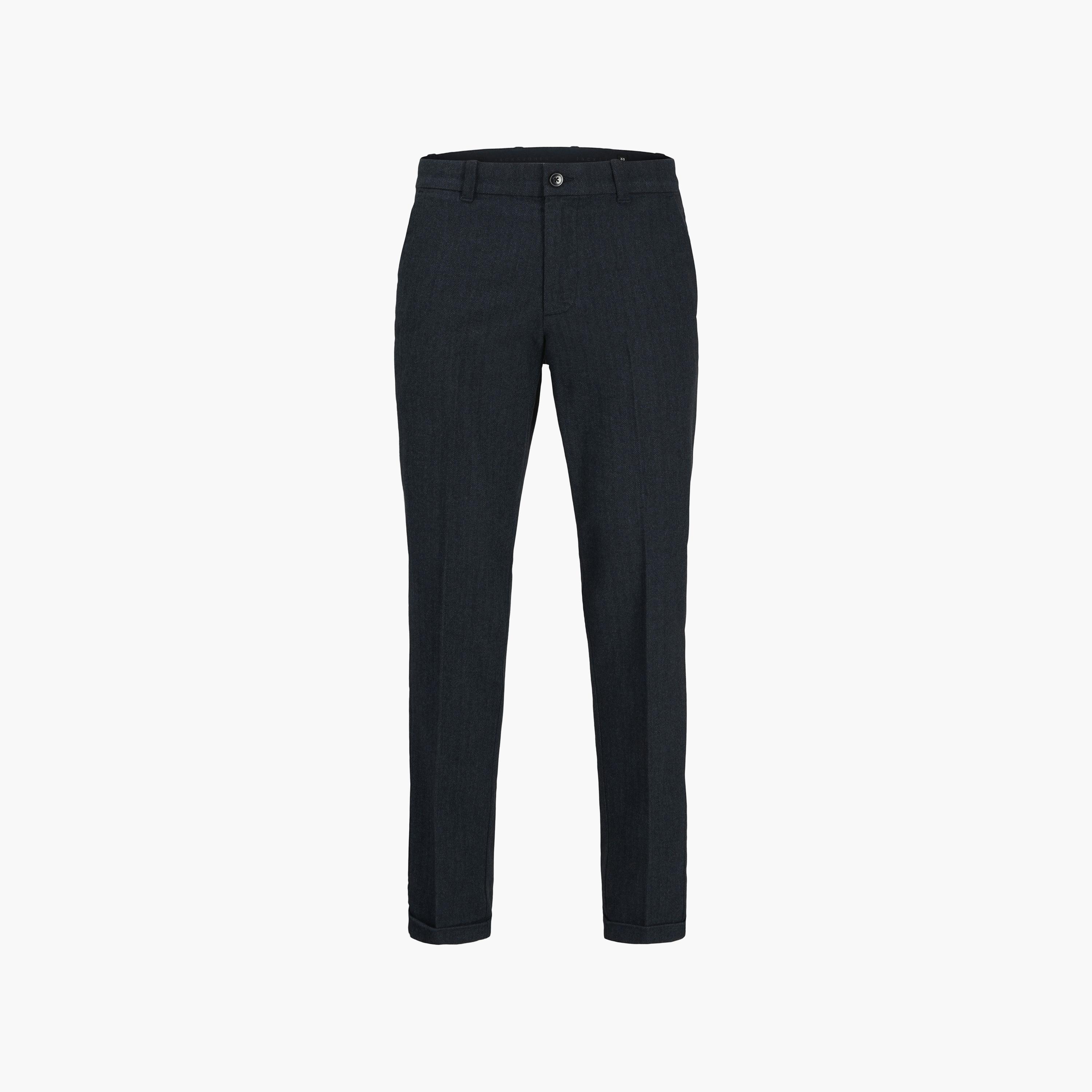 Jack & Jones Carrot Fit Plain Mid-Rise Men's Chinos-men-clothing-bottoms-trousersandchinos-chinos-image-7