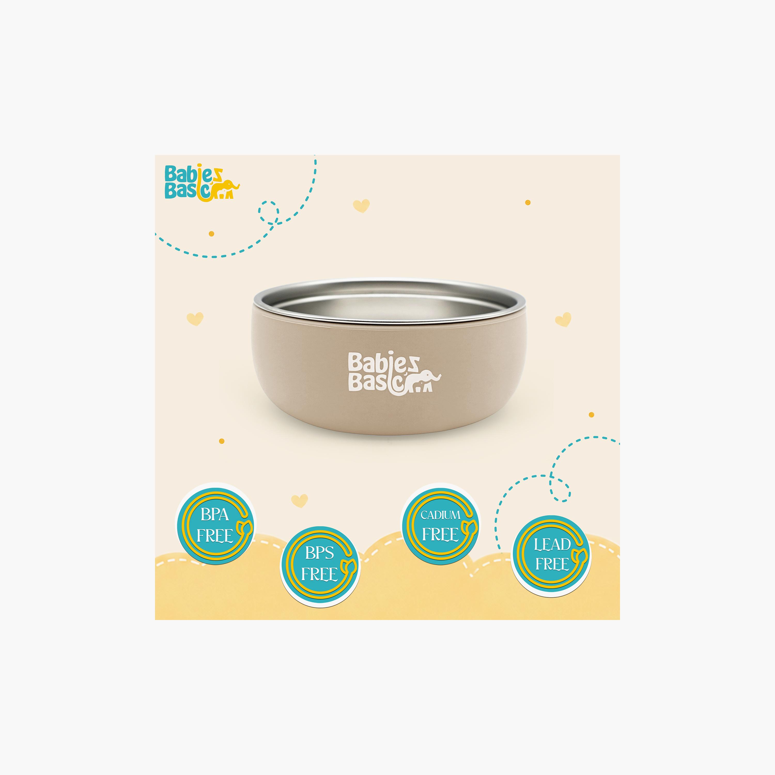 Babies Basic Stainless Steel Bowl with Silicone Sleeve-baby-feeding-mealtimeessentials-image-5