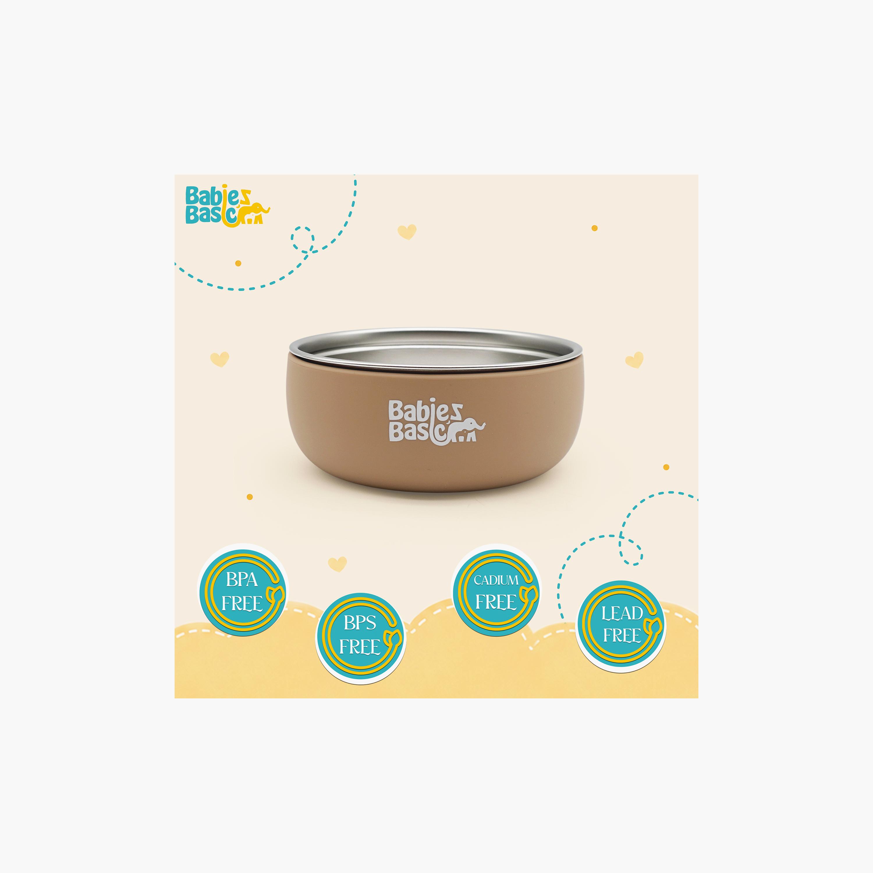 Babies Basic Stainless Steel Bowl with Silicone Sleeve-baby-feeding-mealtimeessentials-image-5