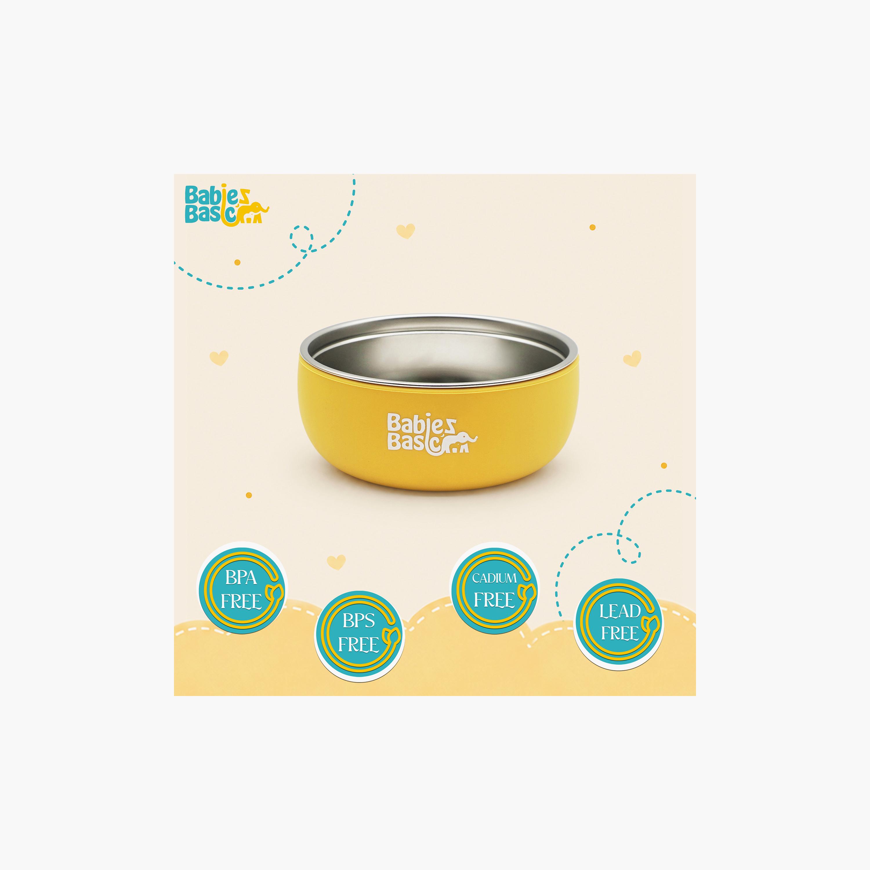 Babies Basic Stainless Steel Bowl with Silicone Sleeve-baby-feeding-mealtimeessentials-image-5