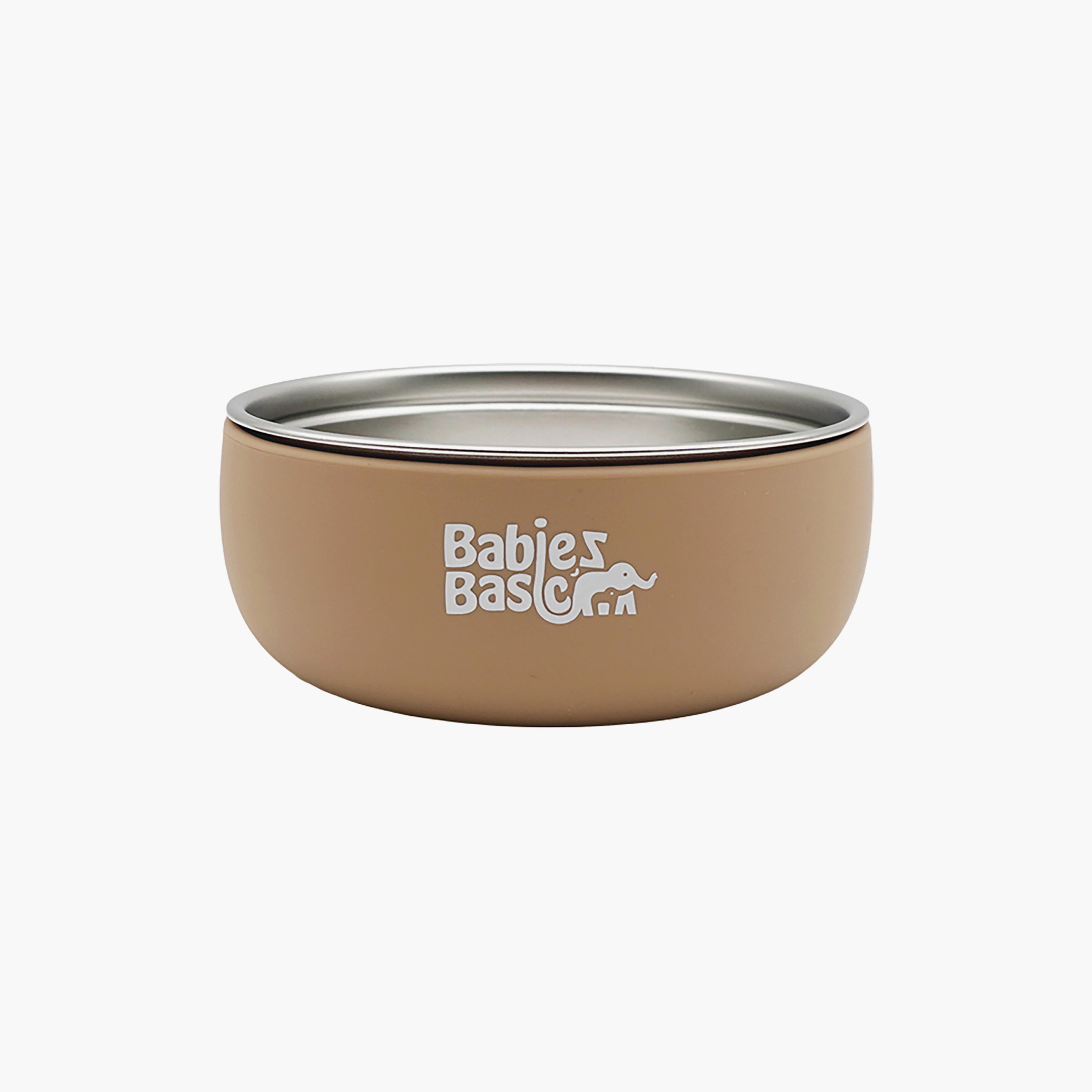Babies Basic 3-Piece Stainless Steel Plate with Bowl & Cup-baby-feeding-mealtimeessentials-image-3