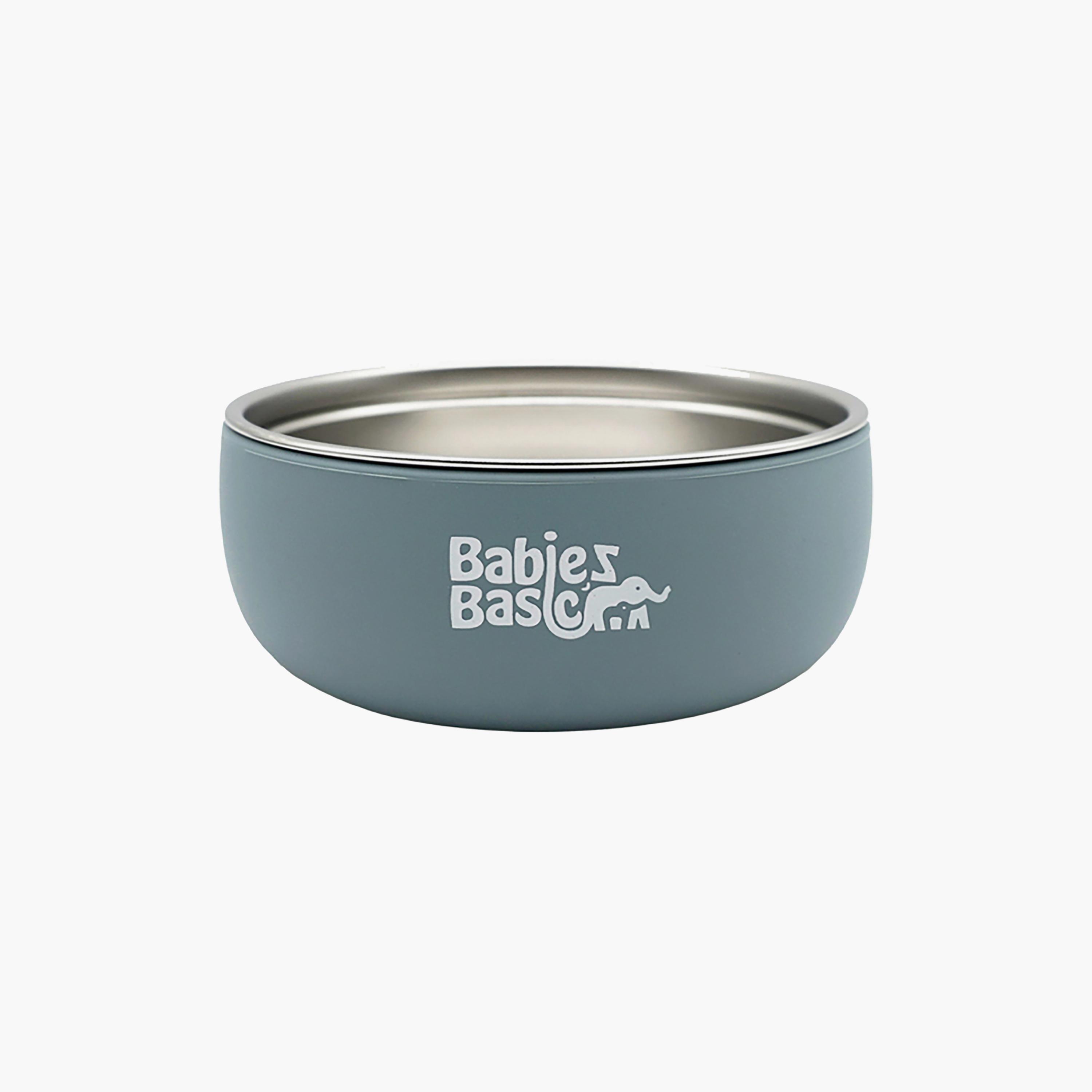 Babies Basic 3-Piece Stainless Steel Plate with Bowl & Cup-baby-feeding-mealtimeessentials-image-3